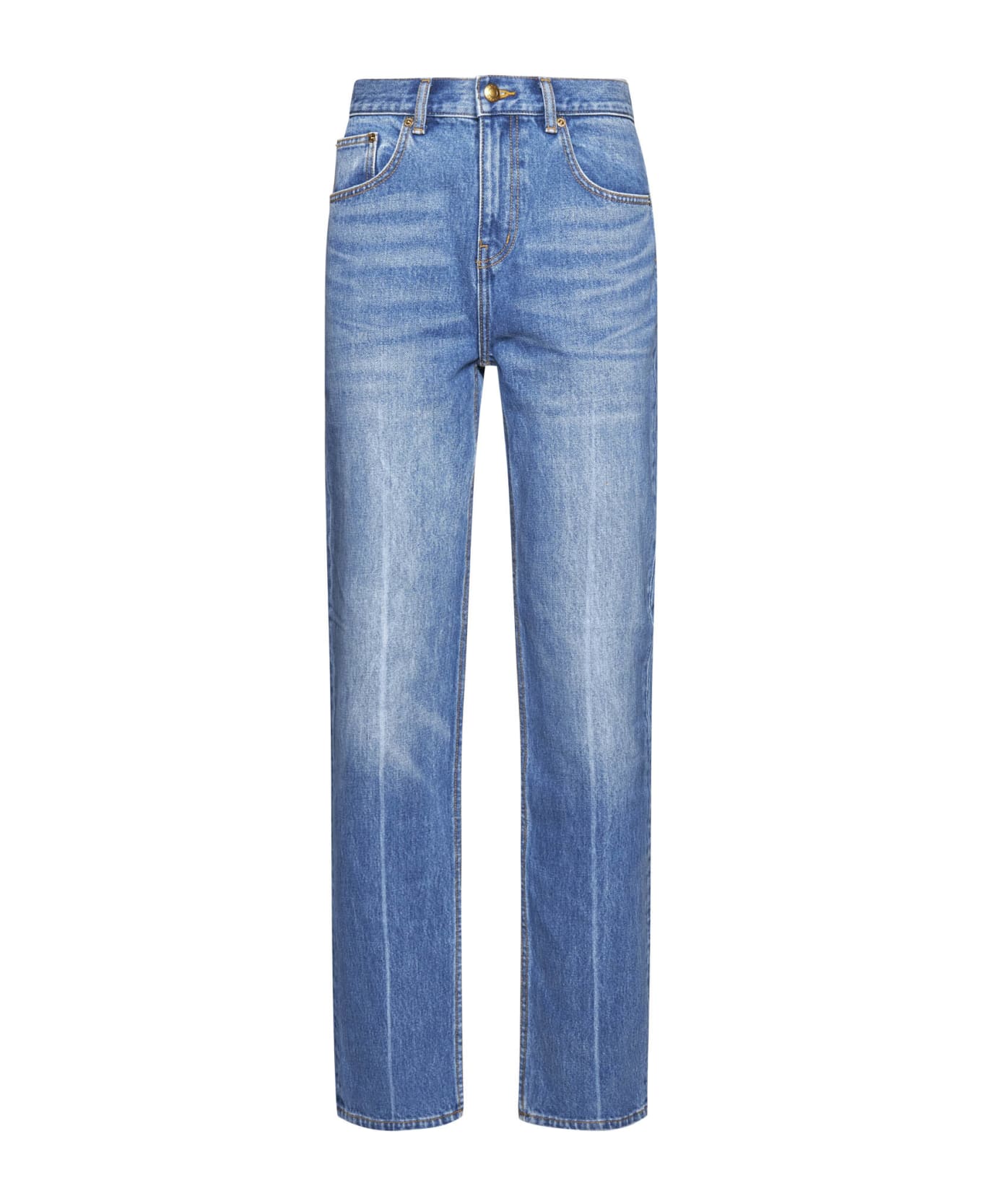 Tory Burch 5-pocket Straight-leg Jeans - Blue