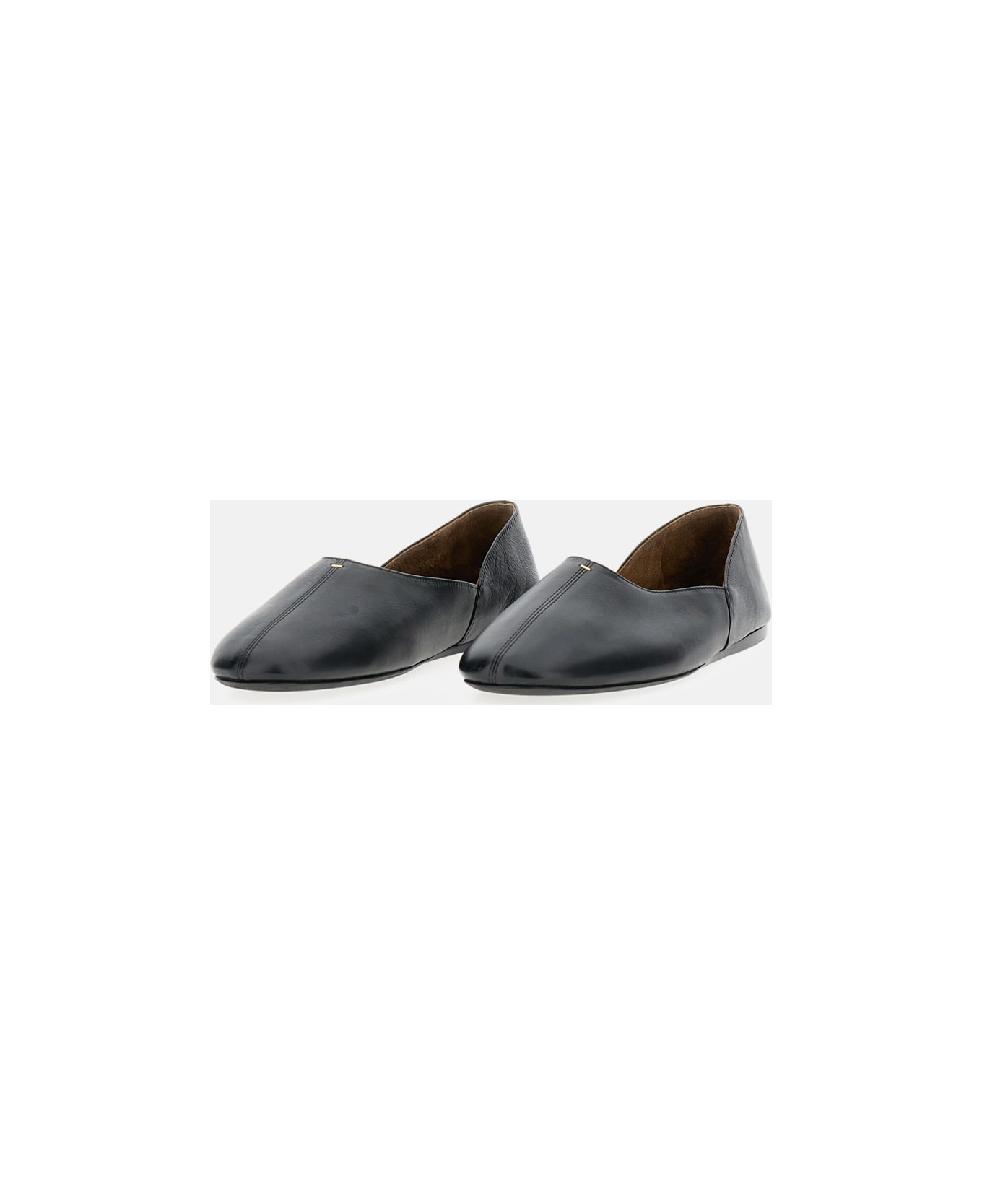 Khaite Jane Flat Ballerina - Black