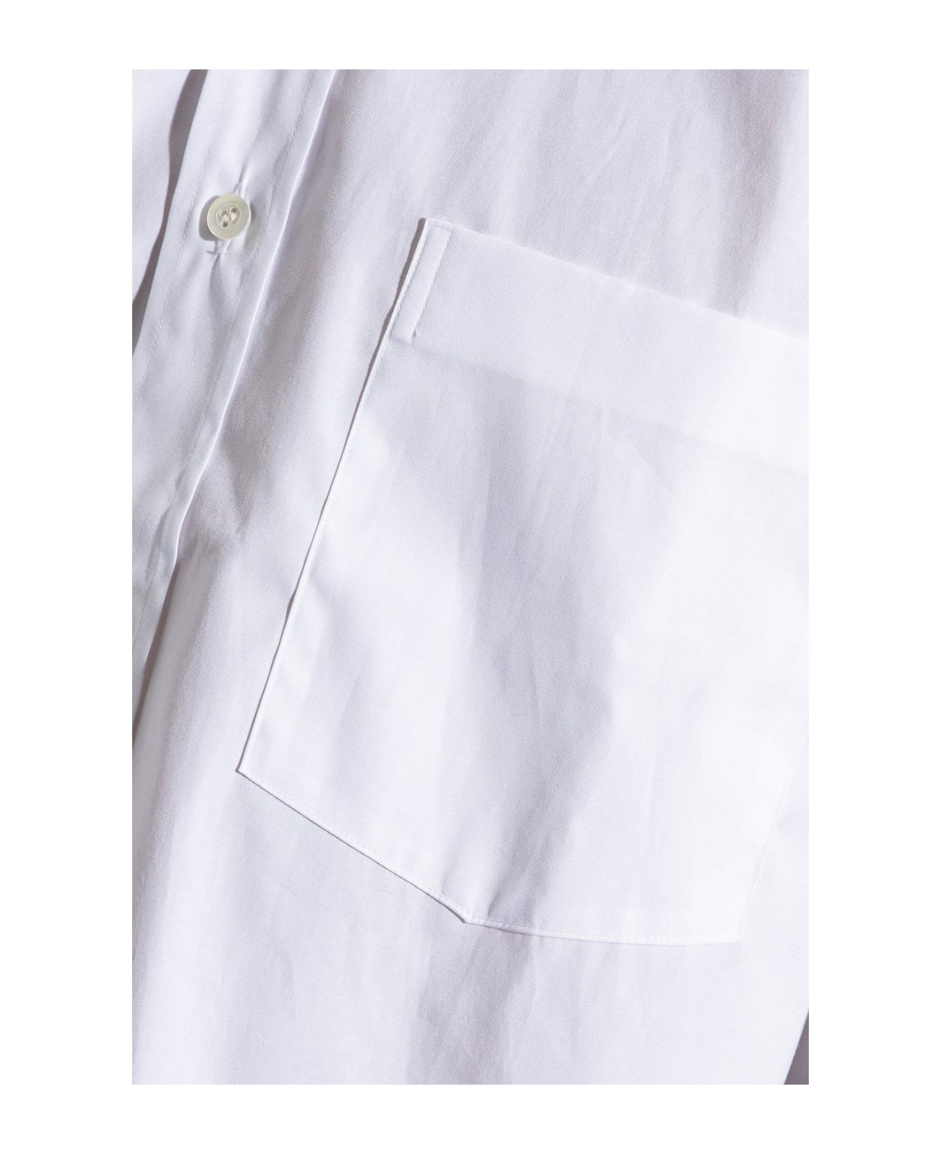 Dries Van Noten Buttoned Long-sleeved Shirt - Bianco