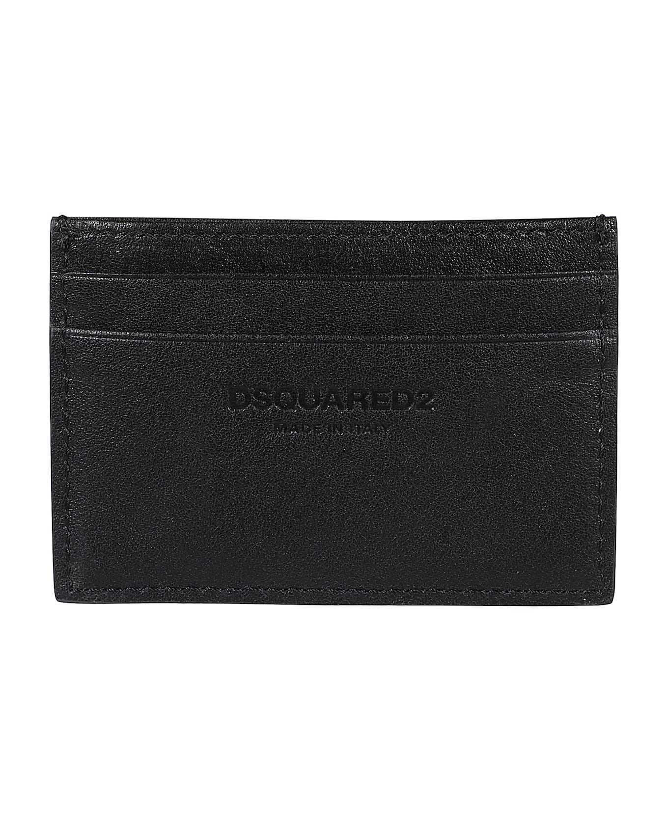 Dsquared2 Be Icon Credit Card Holder - Nero/bianco