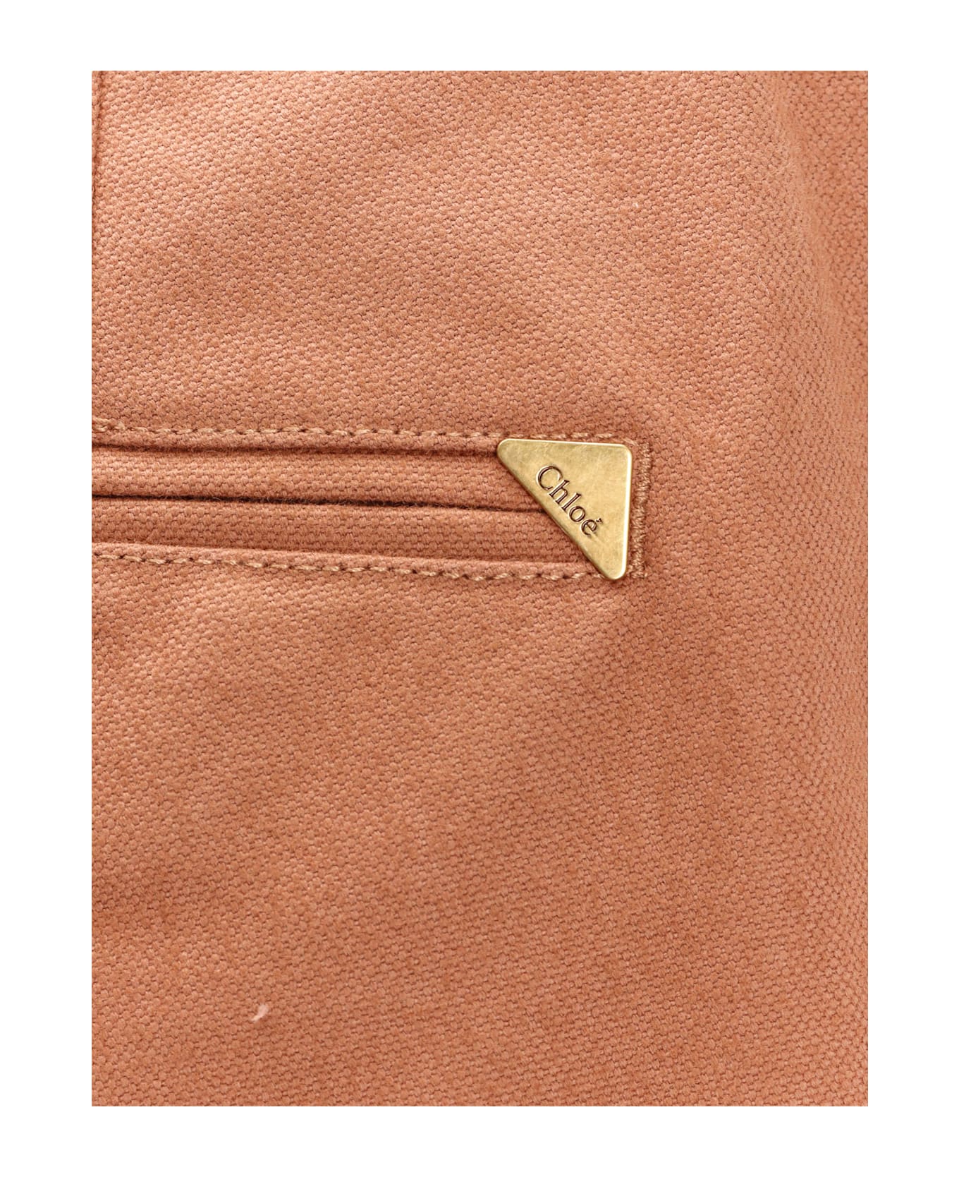 Chloé Cotton Trousers - Nougat