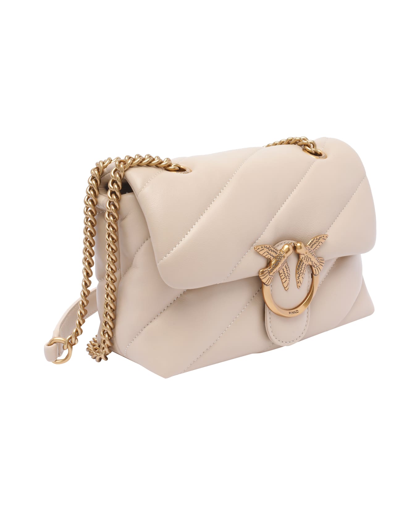 Pinko Love Bag Puff Maxi Quilt Mini - Beige