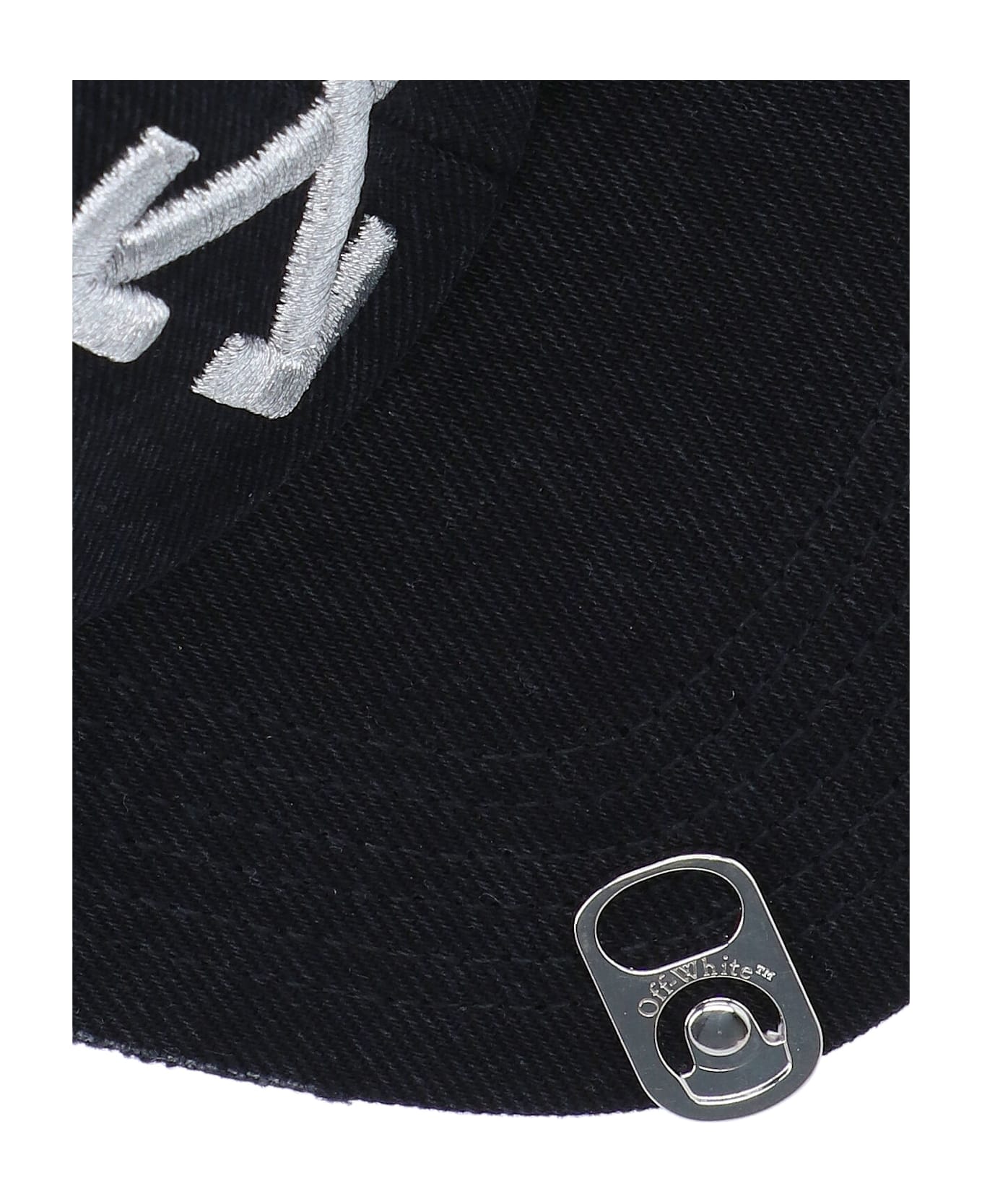 Off-White Logo Baseball Cap - Black