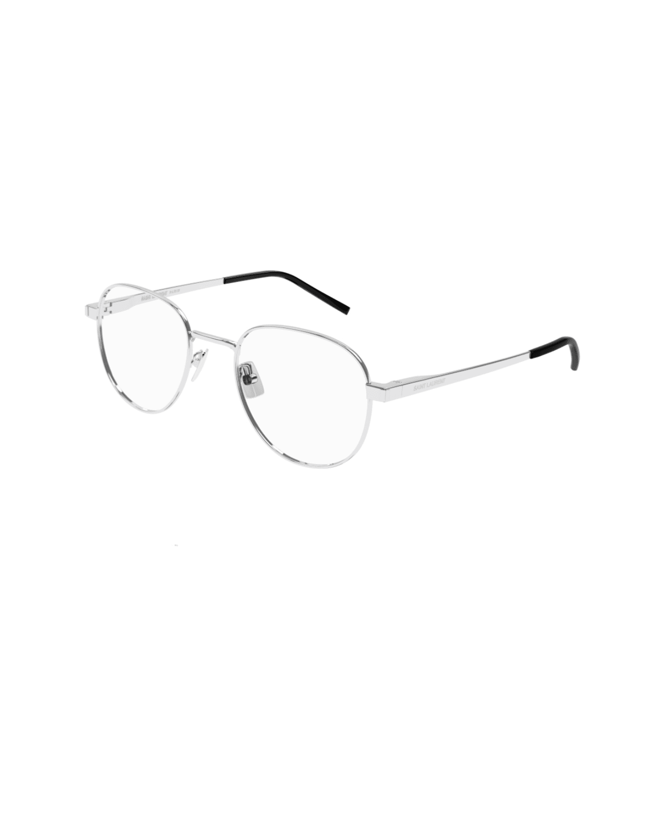 Saint Laurent Eyewear Sl 555 Opt 002 Glasses - Argento