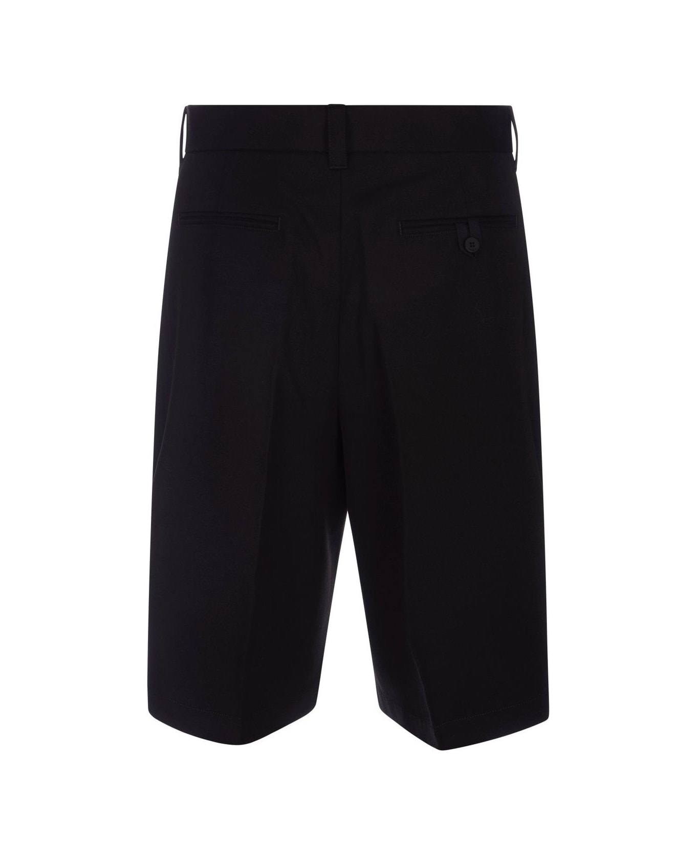 Jacquemus Wide Tailored Bermuda Shorts - Black