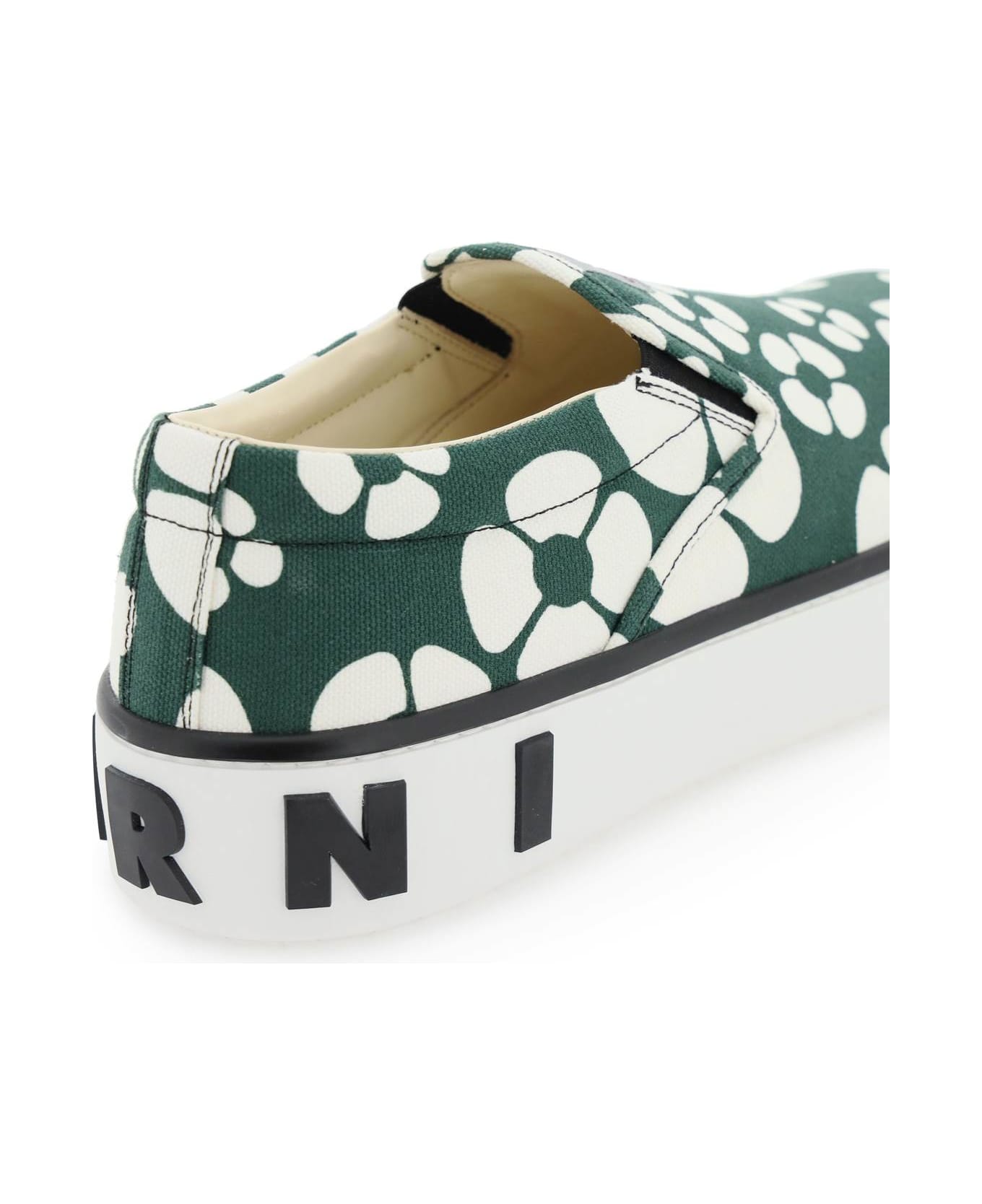 Marni Slip-on Sneakers - FOREST GREEN STONE WHITE (Green) スニーカー