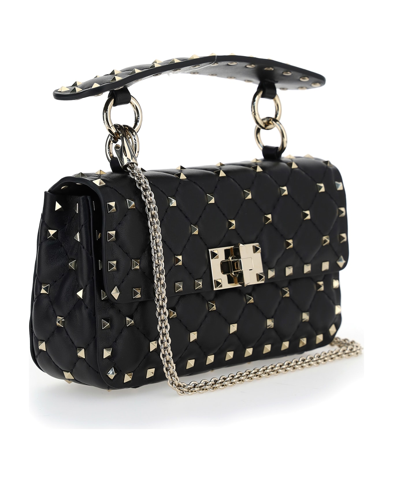 Valentino Garavani Rockstuds Handbag - Nero
