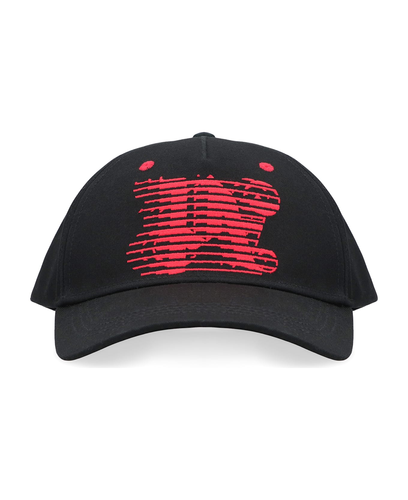 Palm Angels Baseball Cap Racing Monogram - black