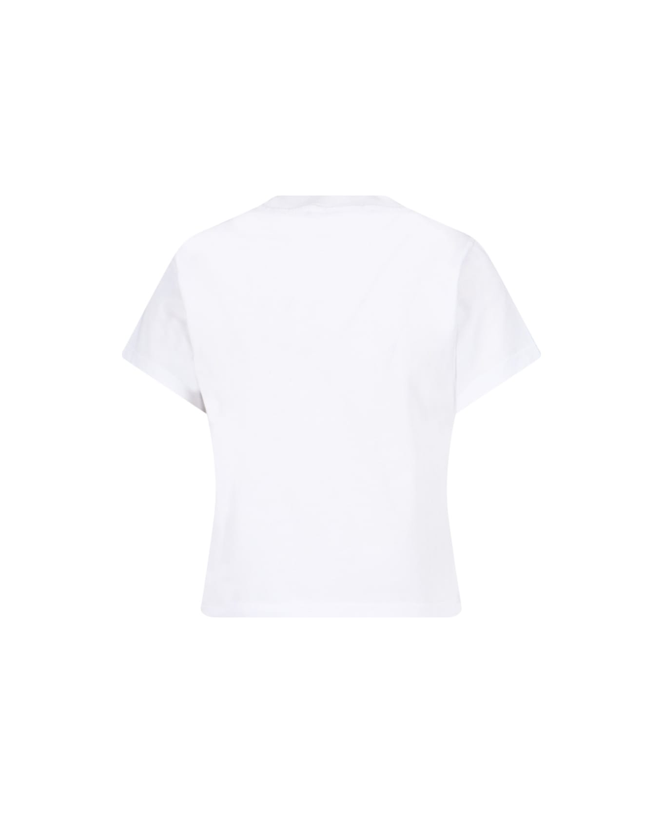 Alexander Wang 
shrunken
 T-shirt - White