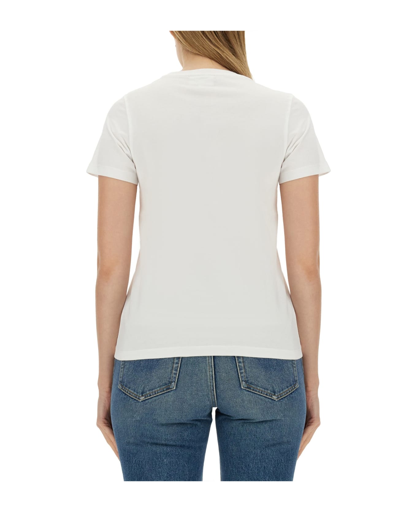 Maison Kitsuné T-shirt With Logo - WHITE