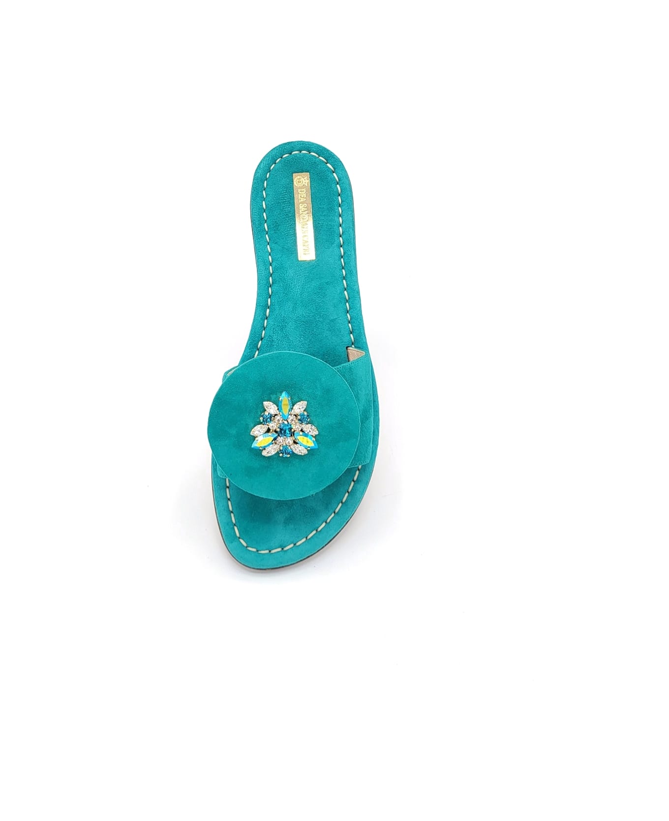 Dea Sandals Olimpia Emerald Jewel Sandals - emerald