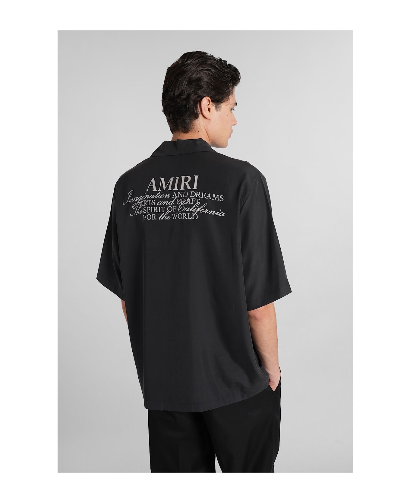 AMIRI Shirt In Black Modal - black