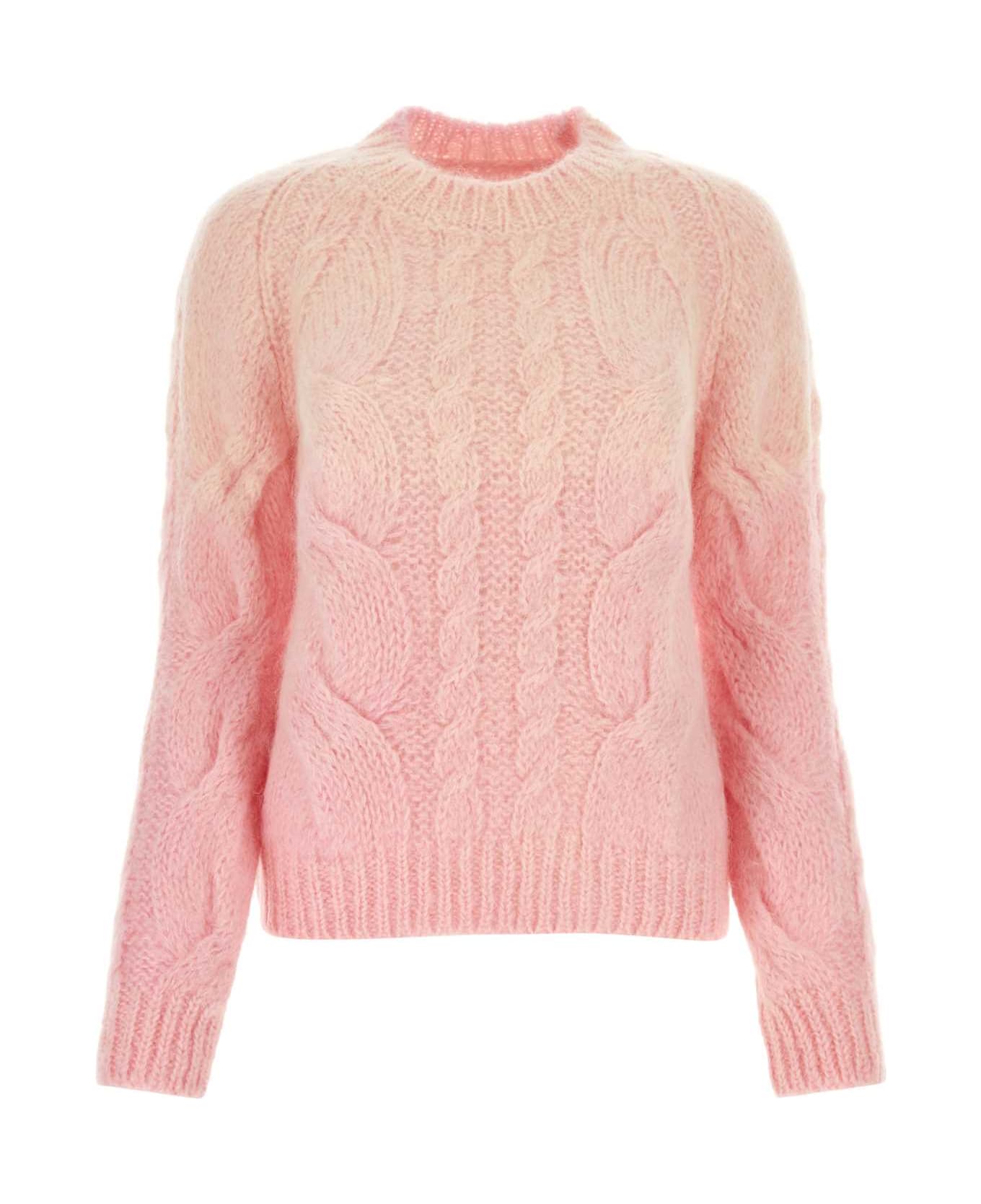 Maison Margiela Pink Mohair Blend Sweater - PINK