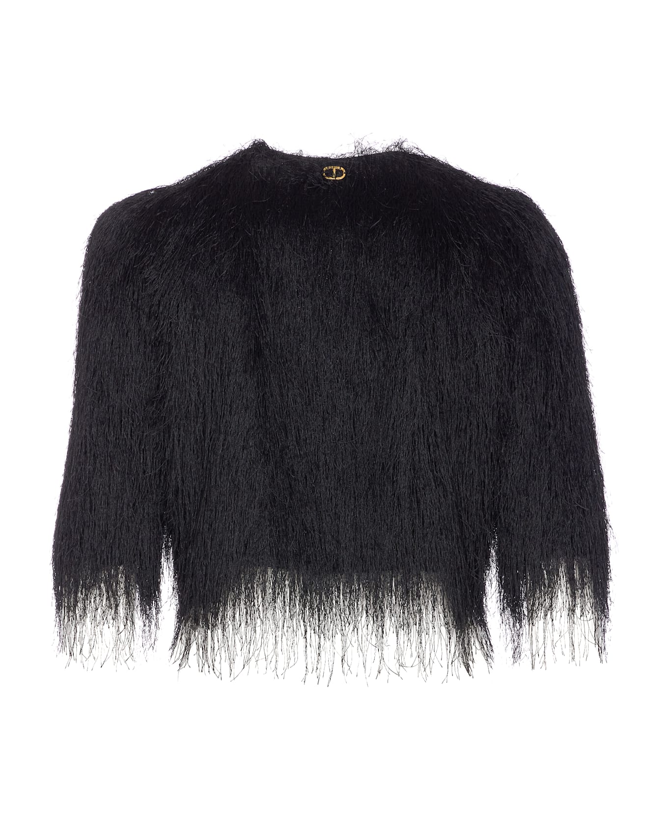 TwinSet Cropped Jacket - Black