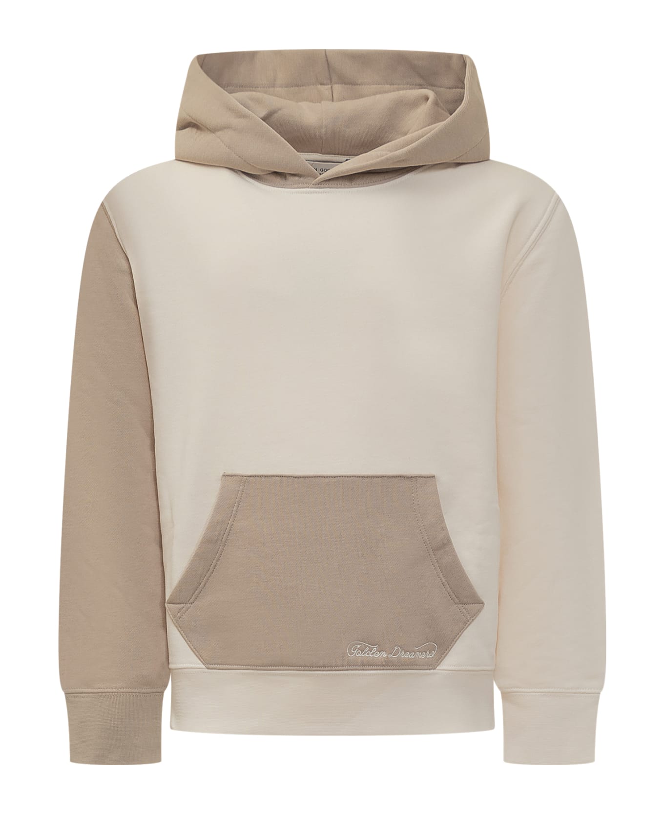 Golden Goose Hoodie - CROCKERY/ARTIC WOLF