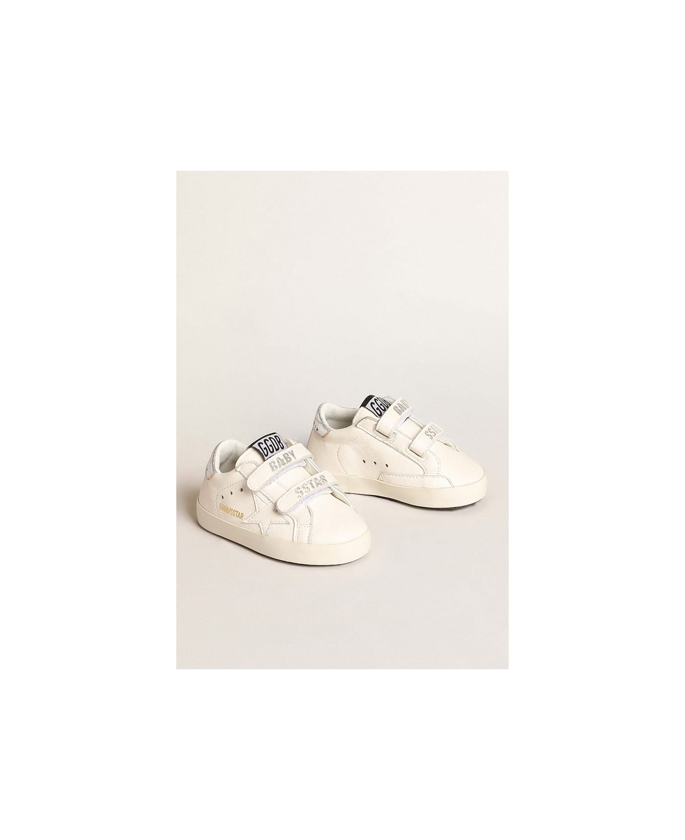Golden Goose Sneakers With Tear - White