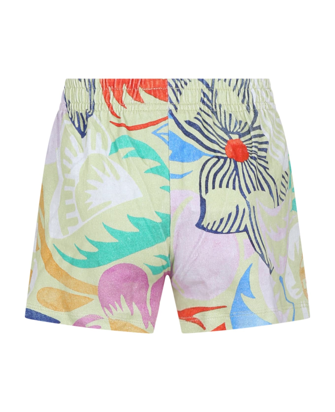 Molo Ivory Casual Shorts For Girl - Ivory