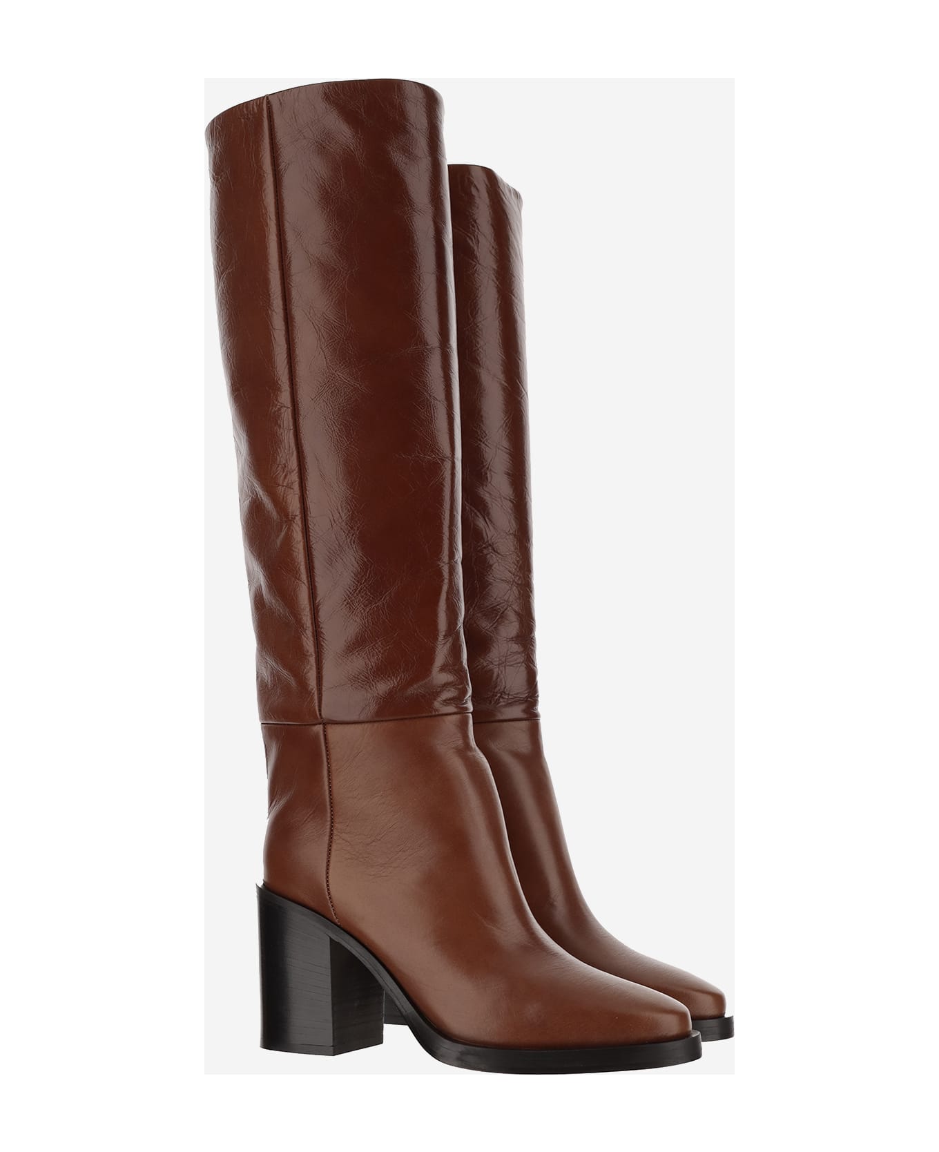 Paris Texas Ophelia Leather Boot - Cuoio