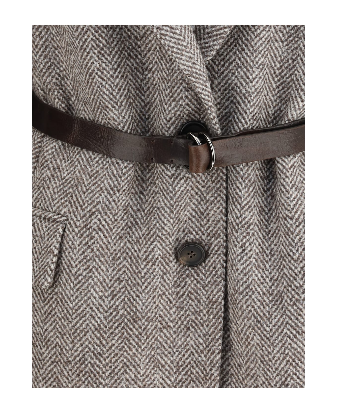 Brunello Cucinelli Patterned Wool Jacket