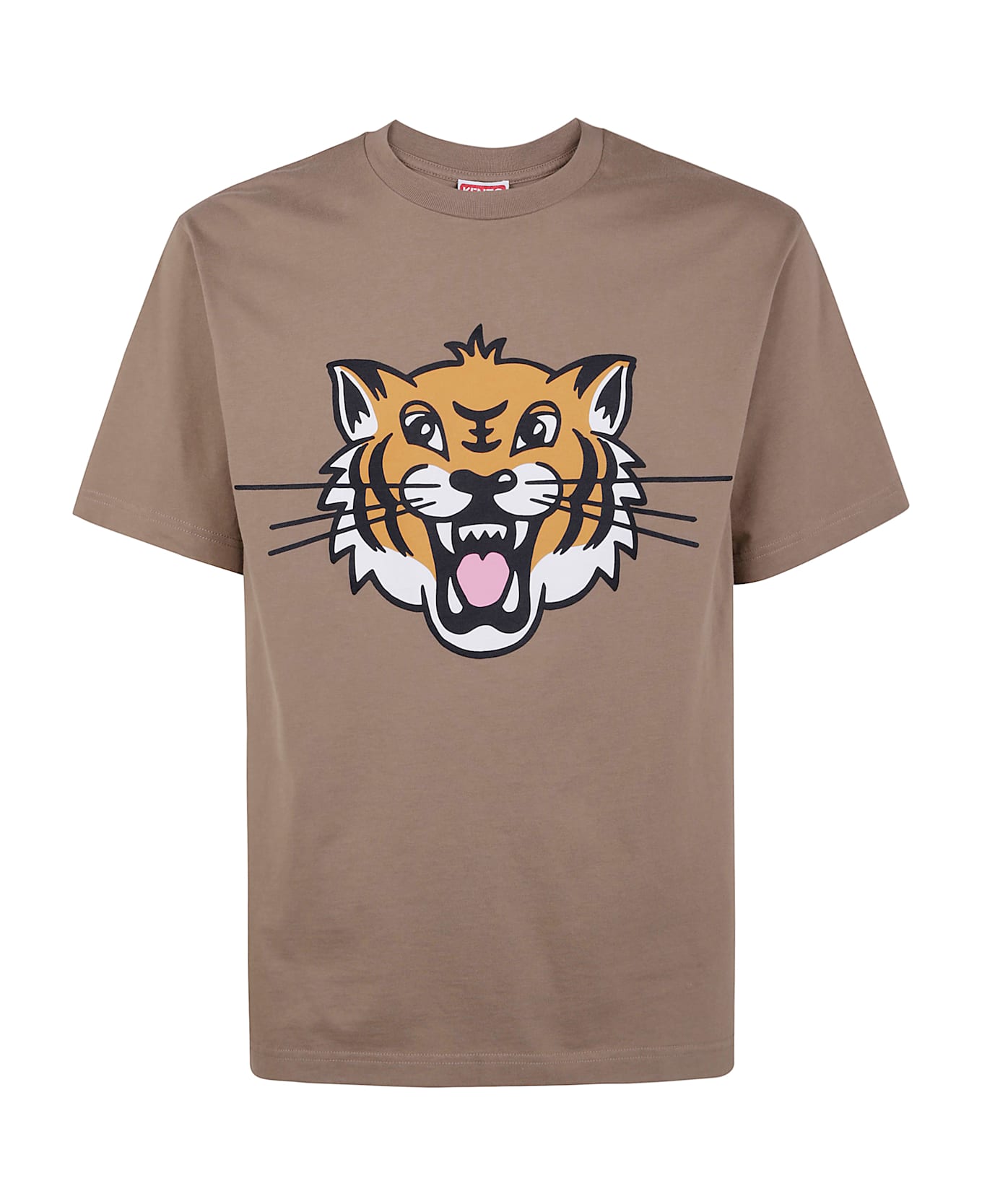 Kenzo Happy Tiger Classic Tshirt - Grege