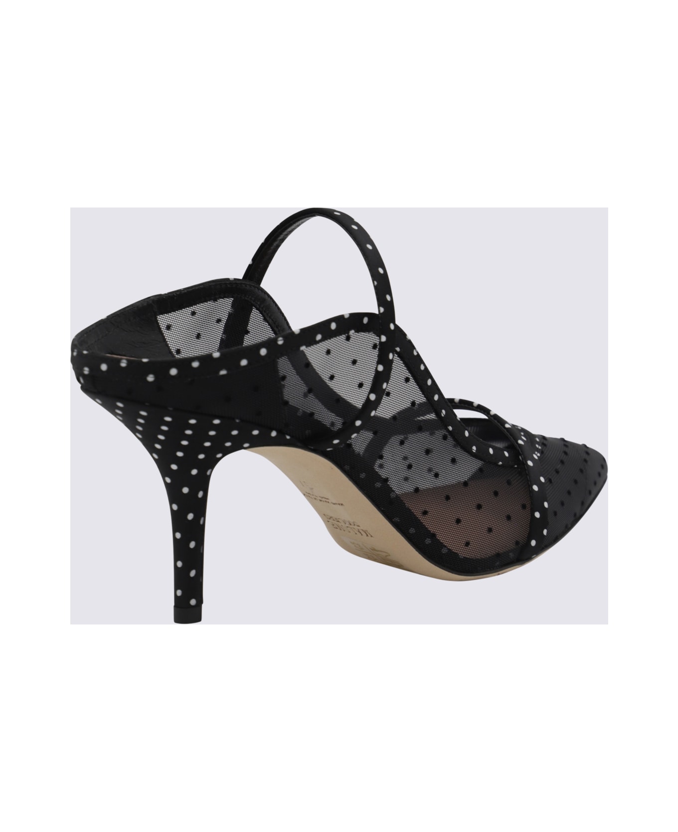 Malone Souliers Black Maureen Pumps - BLACK POLKA