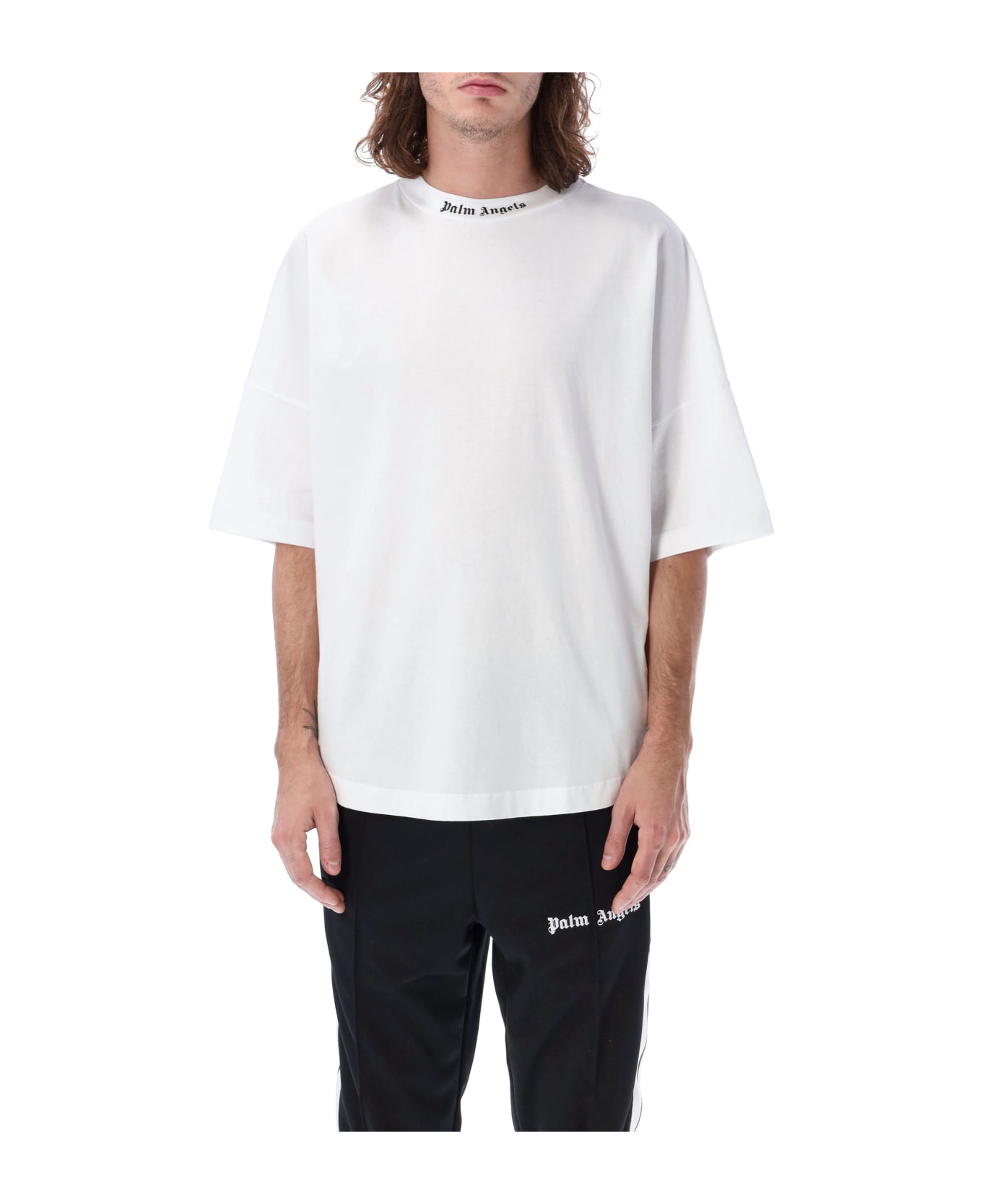 Palm Angels Classic Logo Over T-shirt - WHITE