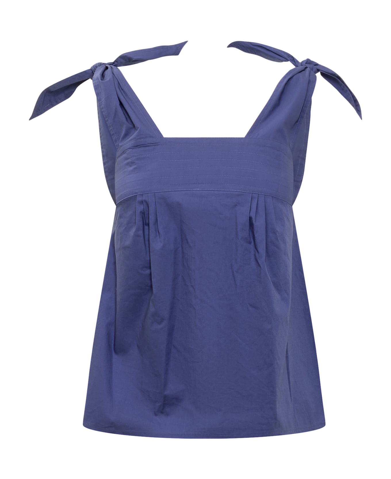 See by Chloé Top With Bows - ABYSS WATER