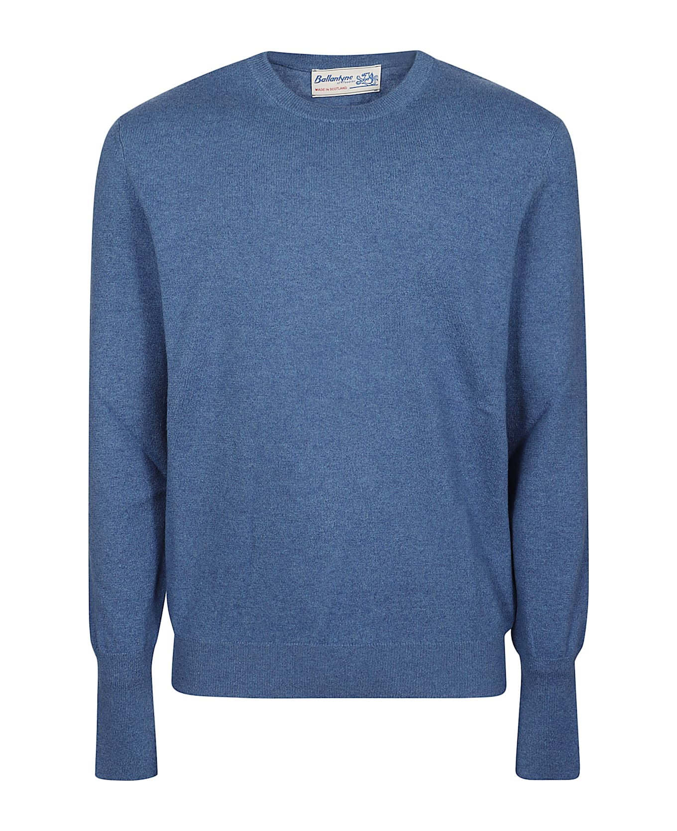 Ballantyne Plain Sweater - Soft Denim