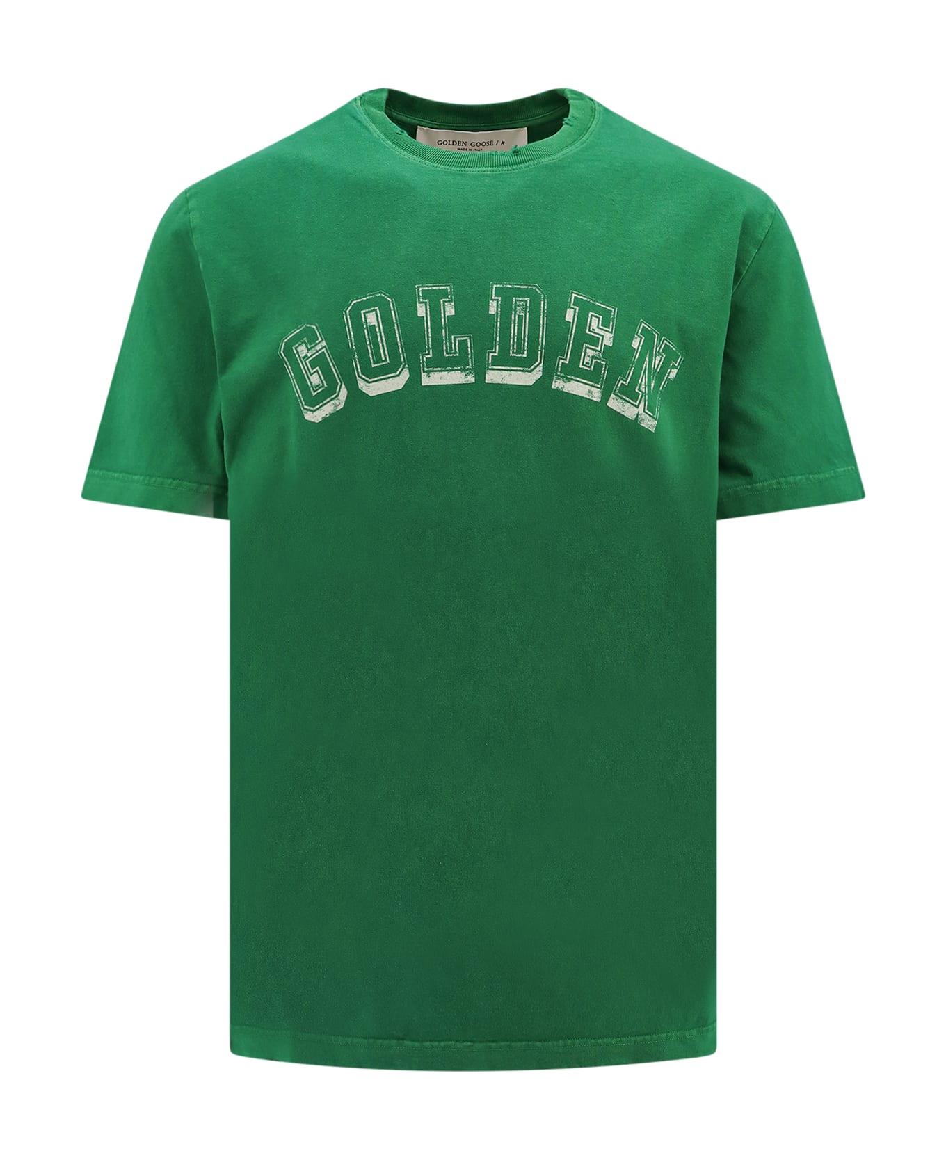 Golden Goose Logo T-shirt - Green シャツ