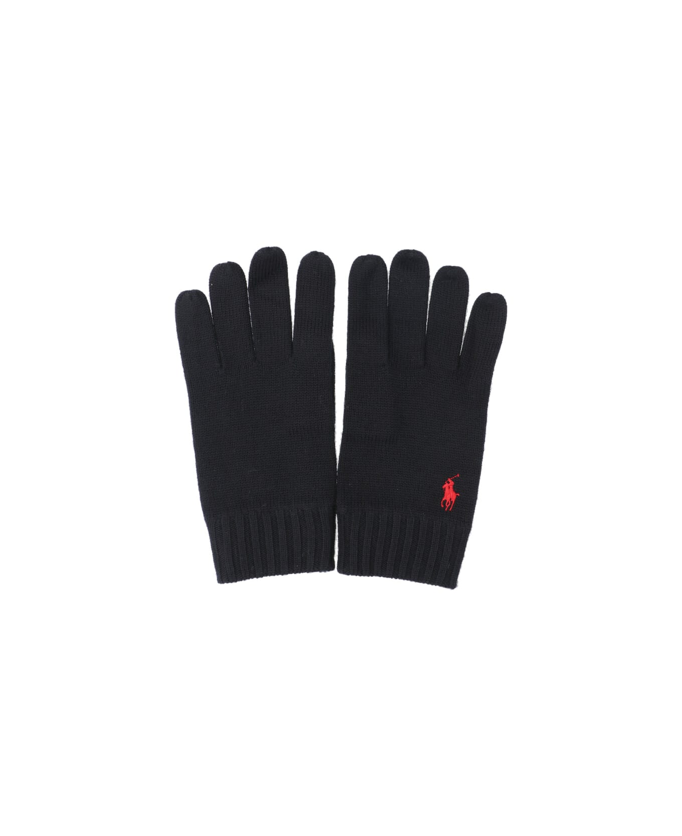 Polo Ralph Lauren Logo Gloves - Polo Black