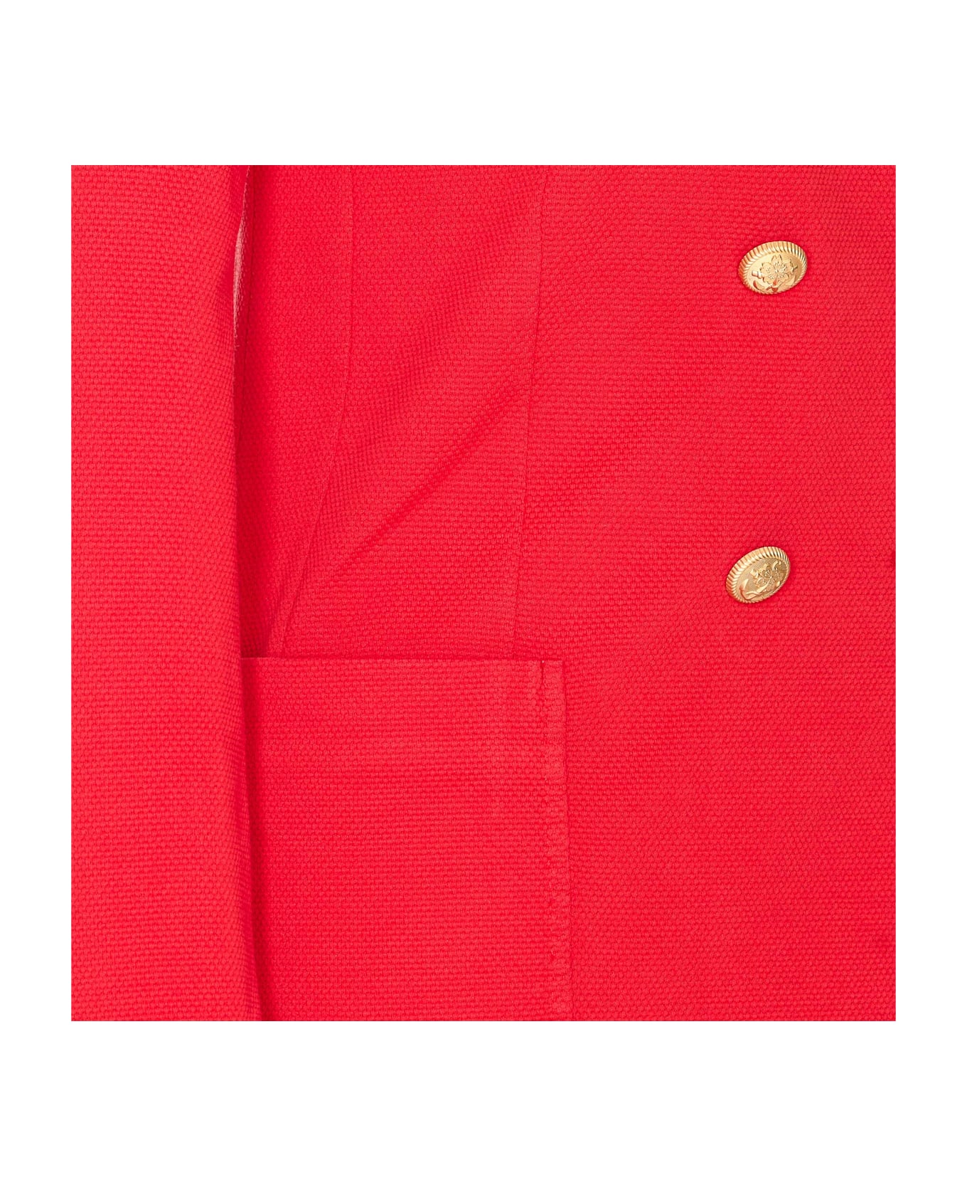 Circolo 1901 Oxford Double Breasted Jacket - Red
