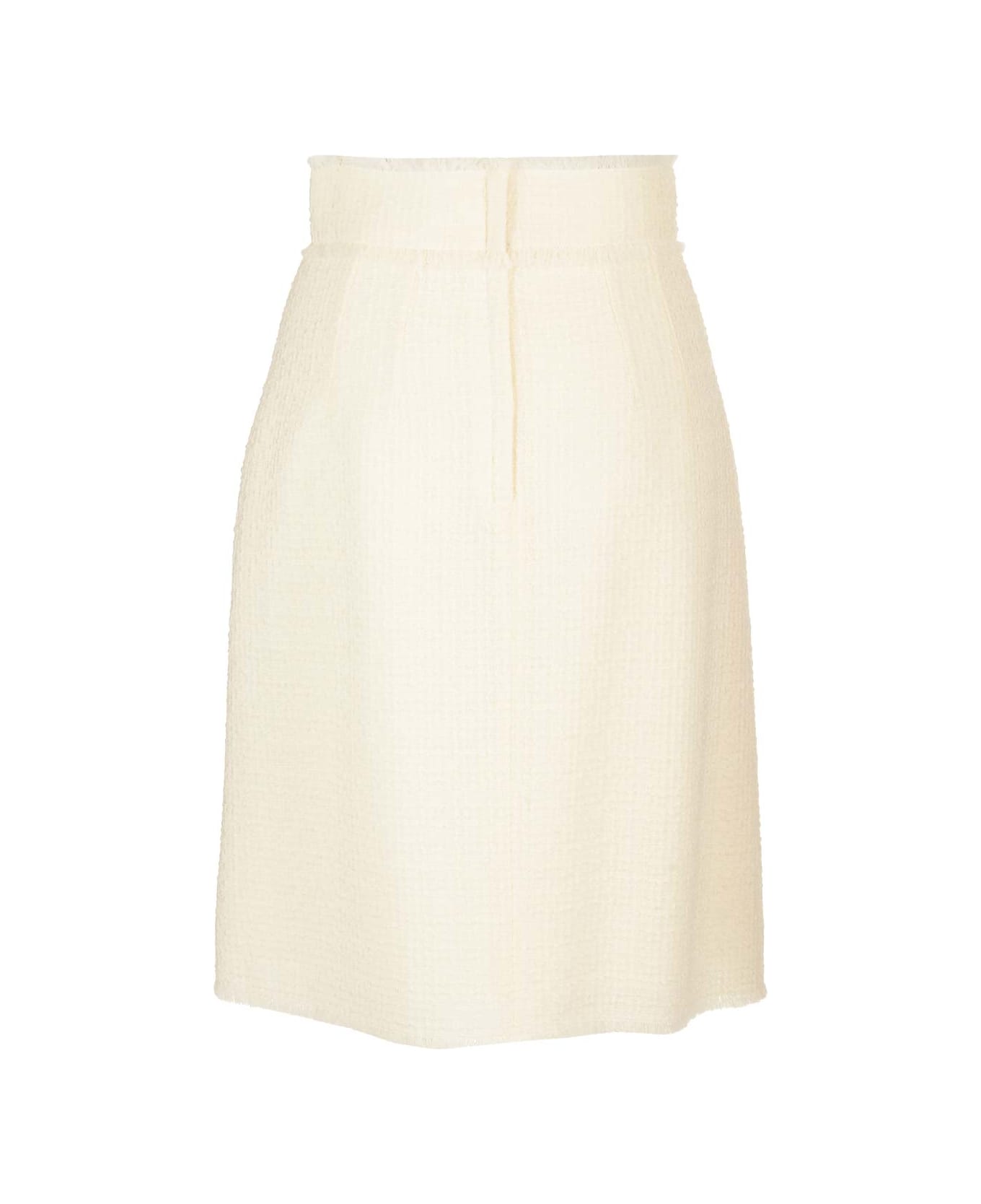 Dolce & Gabbana A-line Skirt - White