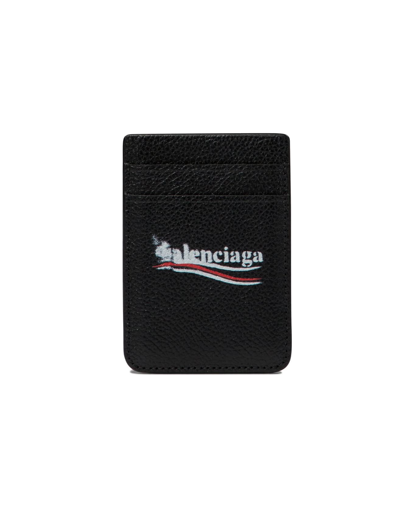 Balenciaga Cash Magnet Card Holder - BLACK