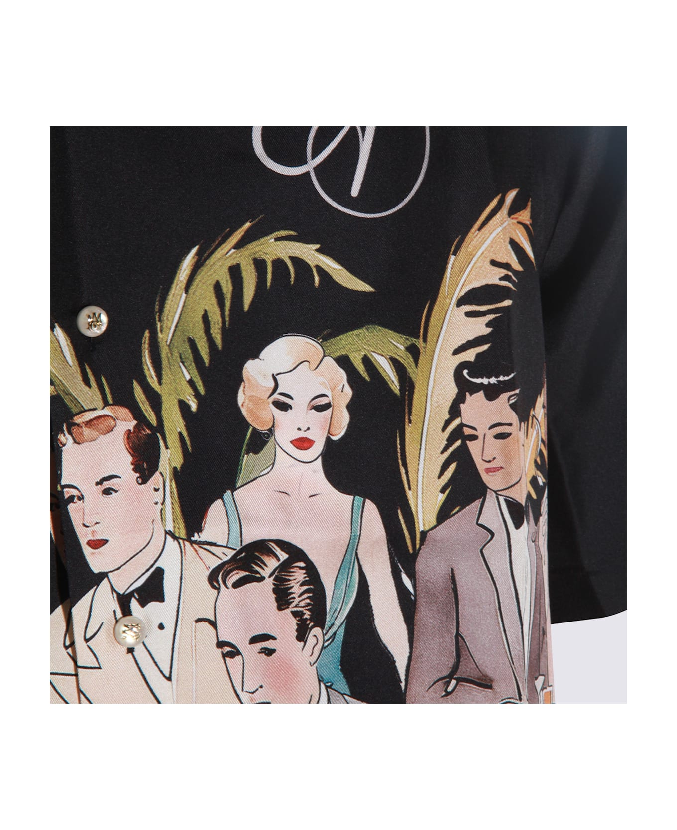 AMIRI Black Silk Shirt - Black