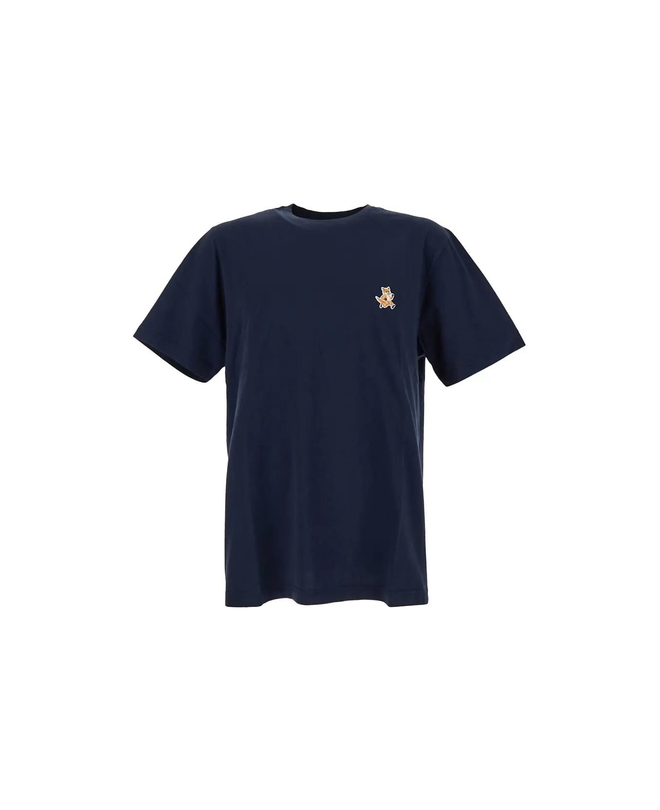 Maison Kitsuné Cotton T-shirt - Blue シャツ