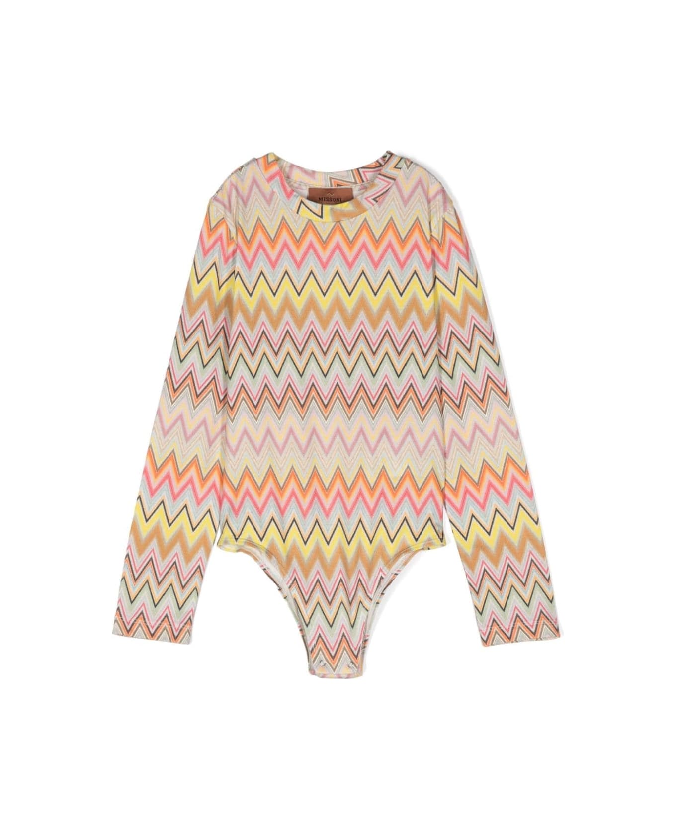 Missoni Kids Body Con Motivo A Zigzag - Multicolor