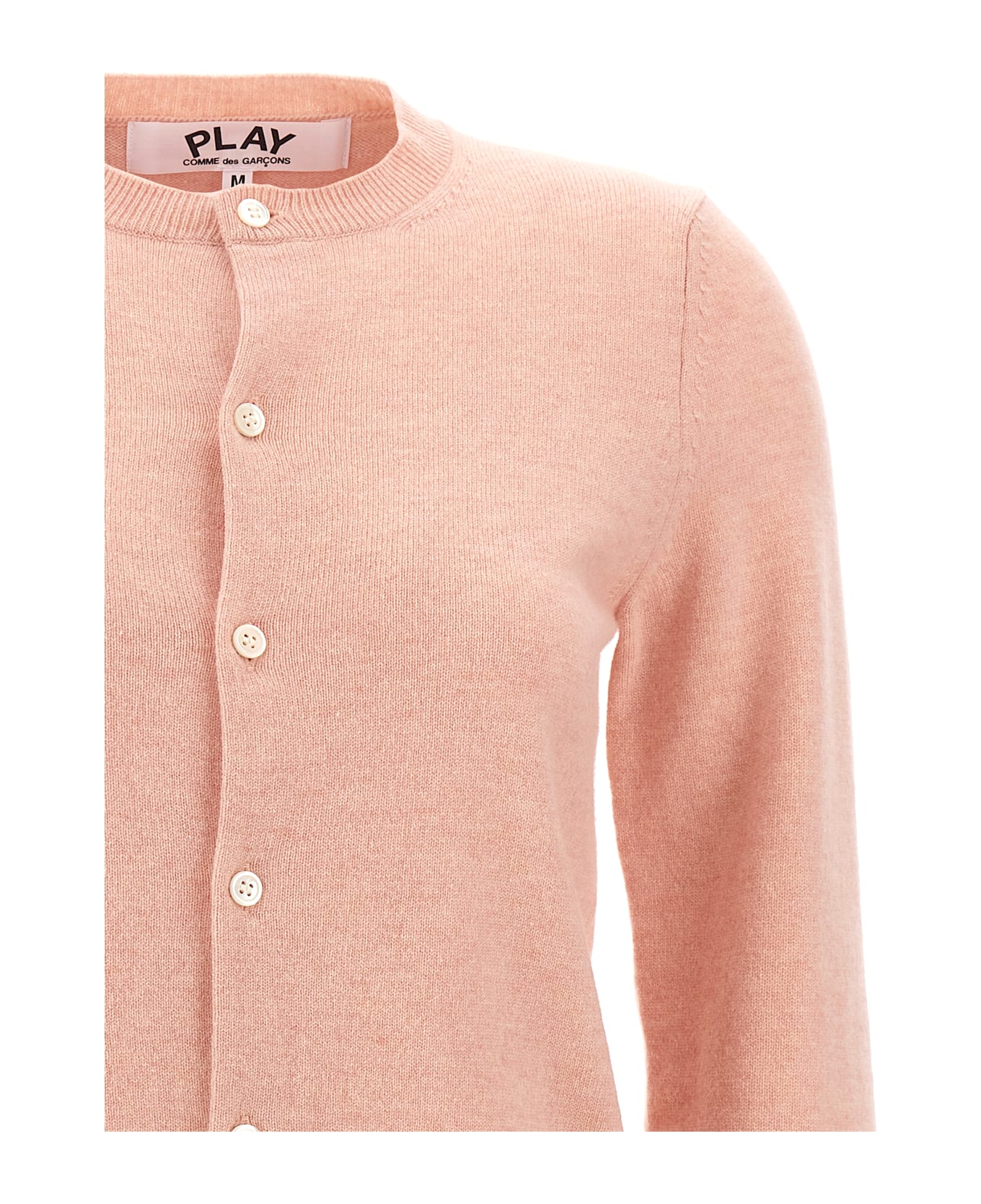 Comme des Garçons Play 
small Heart
 Cardigan - Pink
