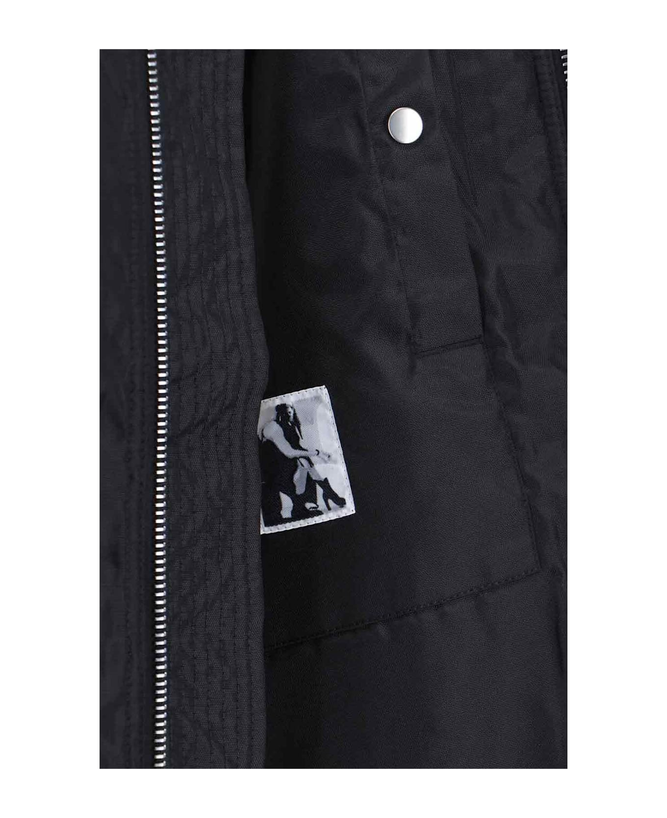 DRKSHDW 
peter Nvc
 Convertible Bomber Jacket - BLACK
