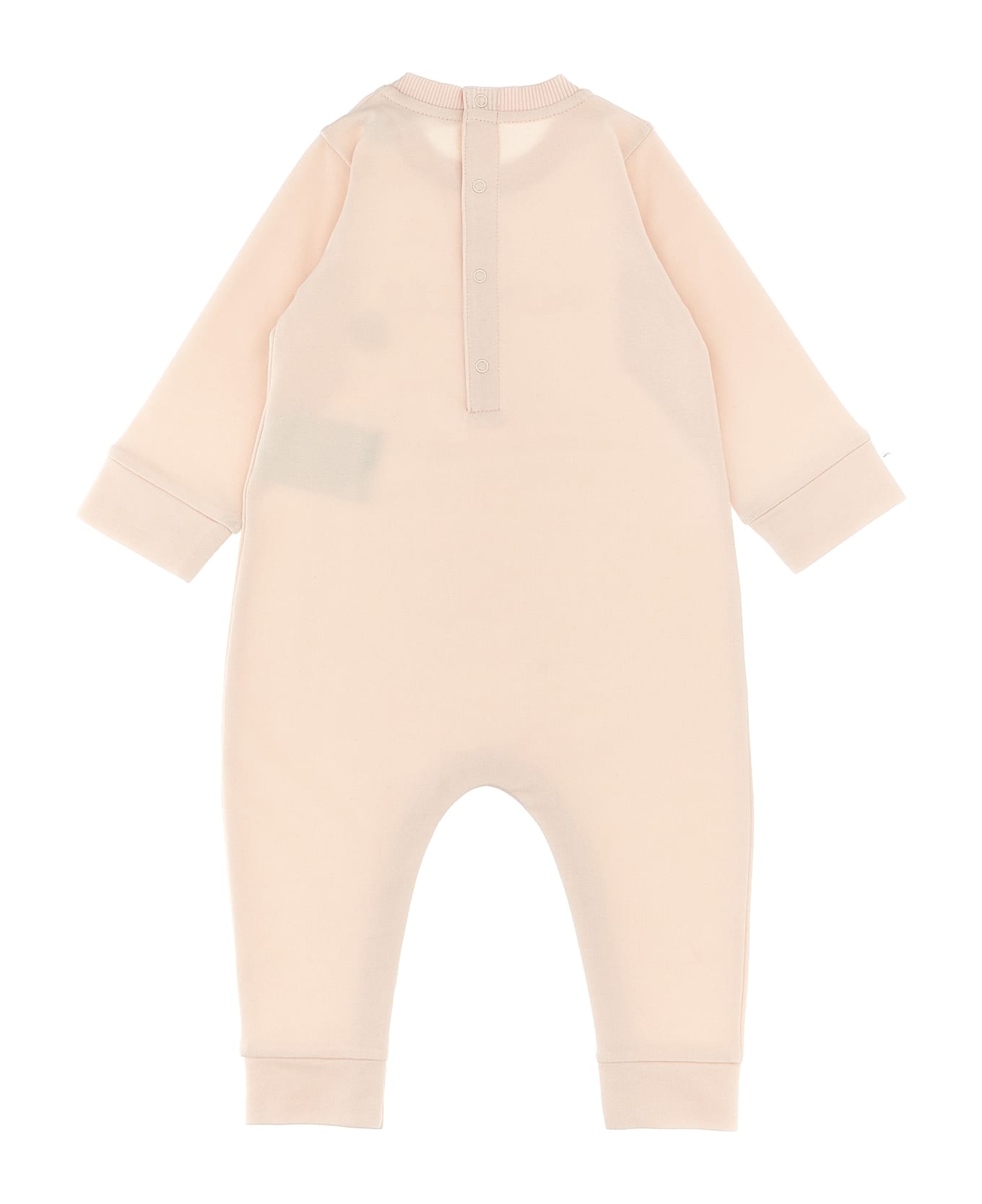 Moncler Logo Print Bib - Pink