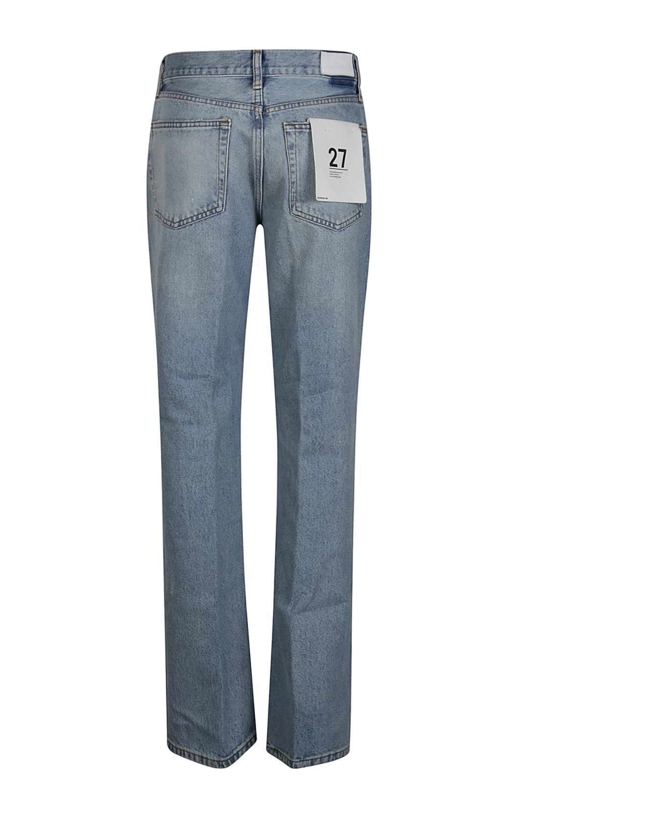 RE/DONE Easy Straight Jeans - Ripped Tide
