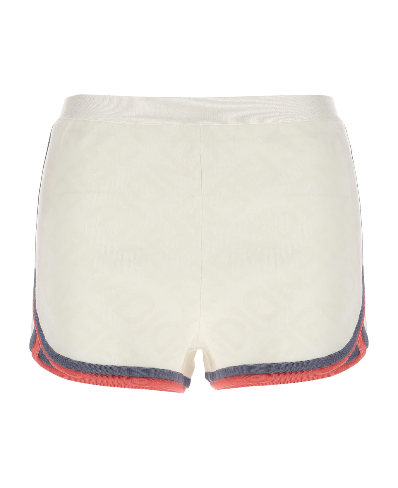 Fendi Mirror Effect Logo Shorts - White ショートパンツ