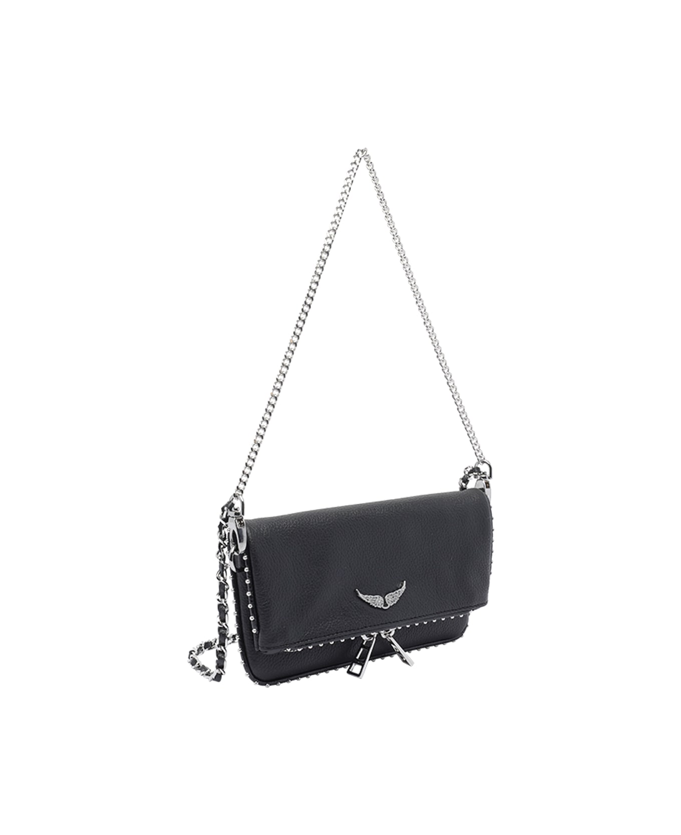 Zadig 
Voltaire Nano Rock Studs Shoulder Bag - Black