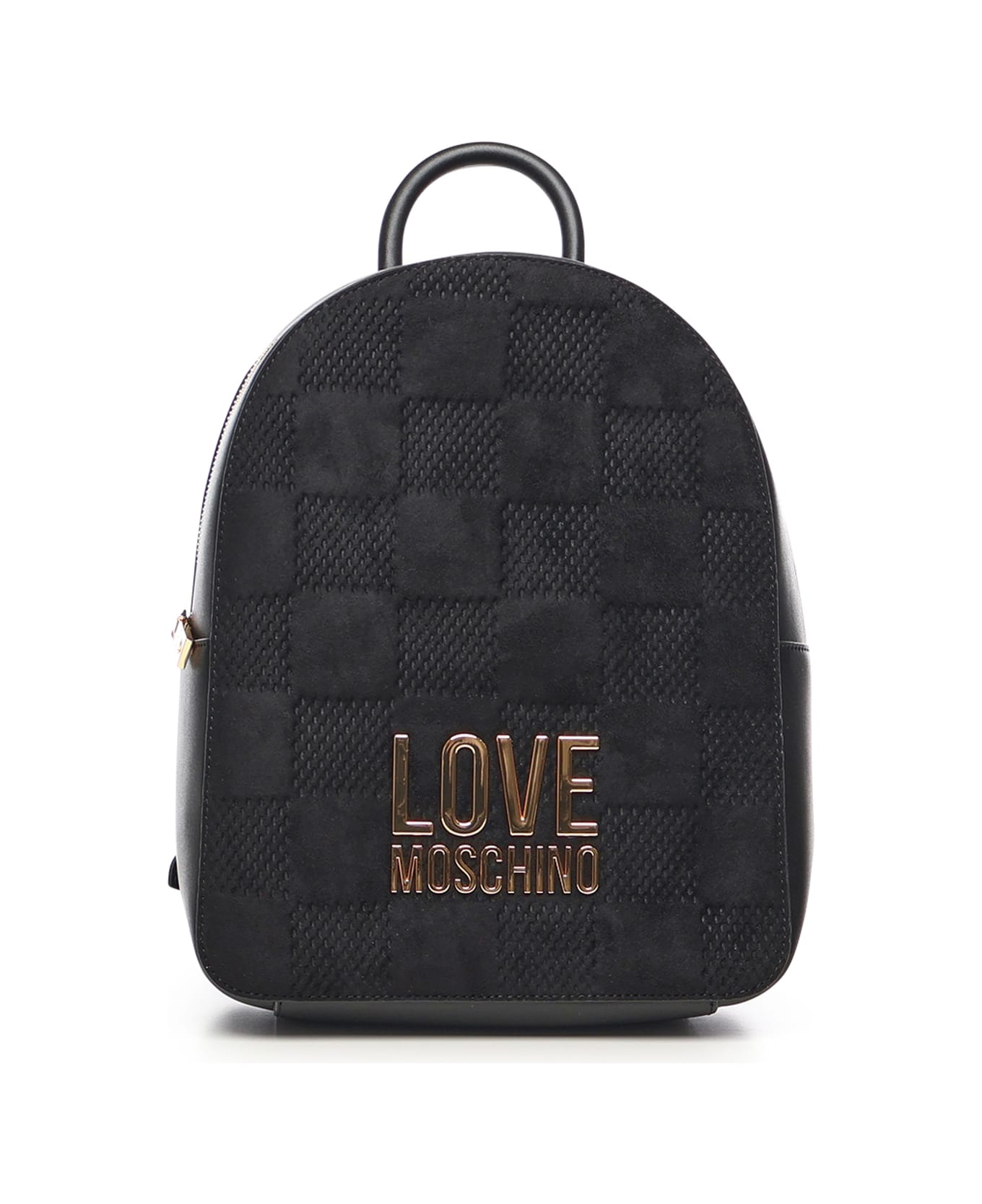 Love Moschino Lettering Logo Backpack - Black