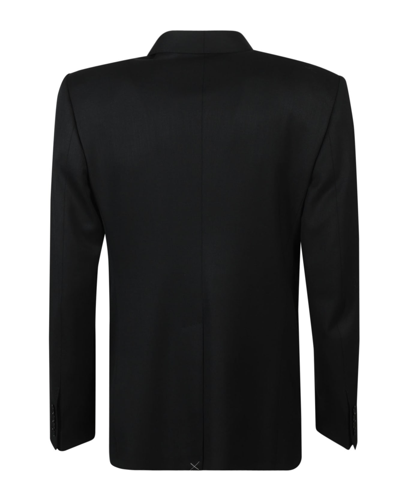 Dolce leather & Gabbana Wrap Style Blazer - Black