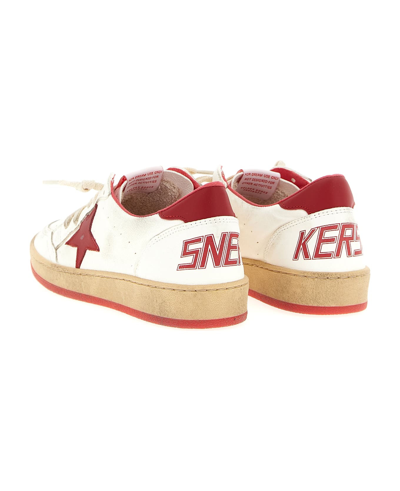 Golden Goose 'ball Star' Sneakers - Red