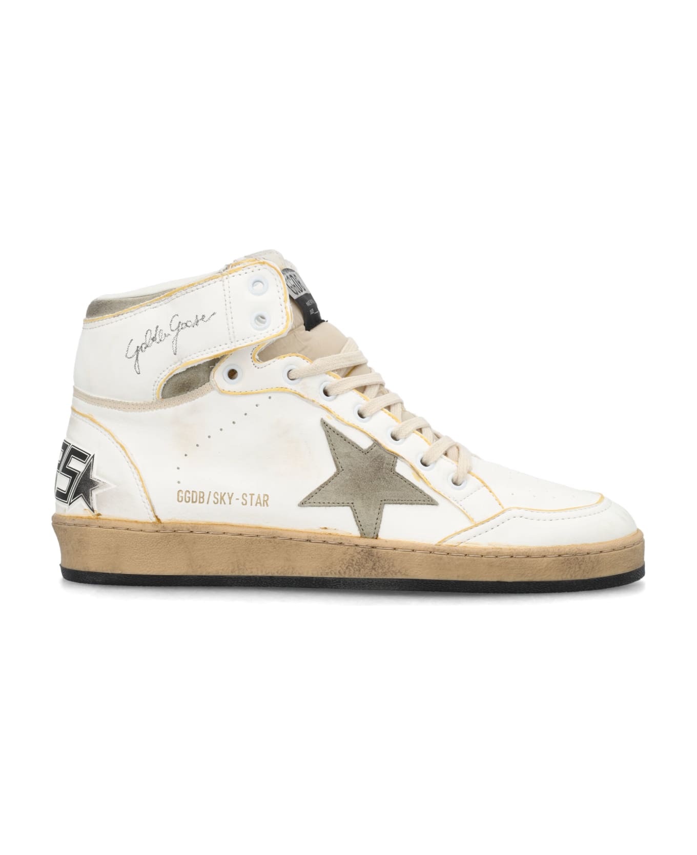 Golden Goose Sky Star Sneakers - White/Taupe