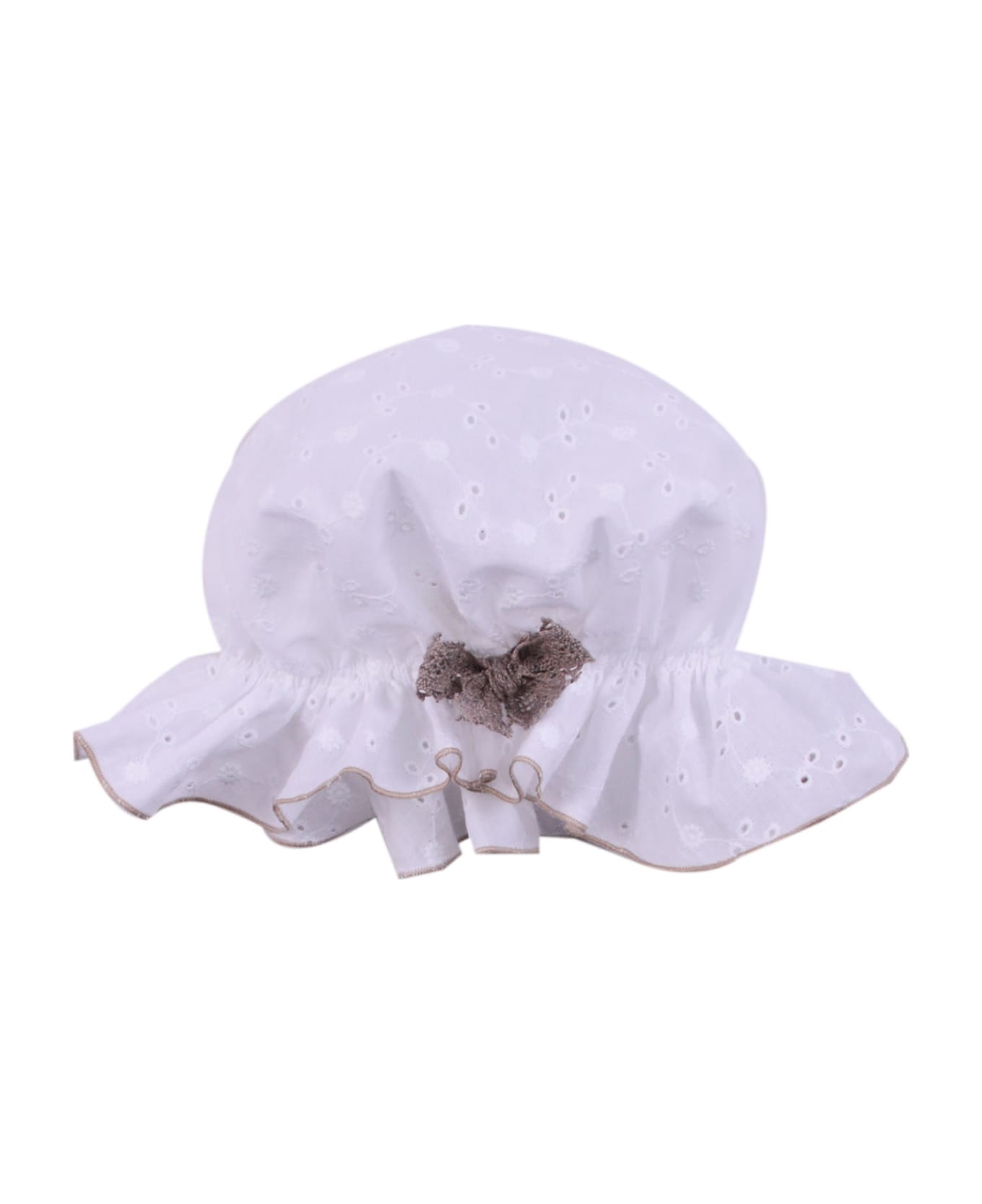 La stupenderia Cotton Hat - White アクセサリー＆ギフト