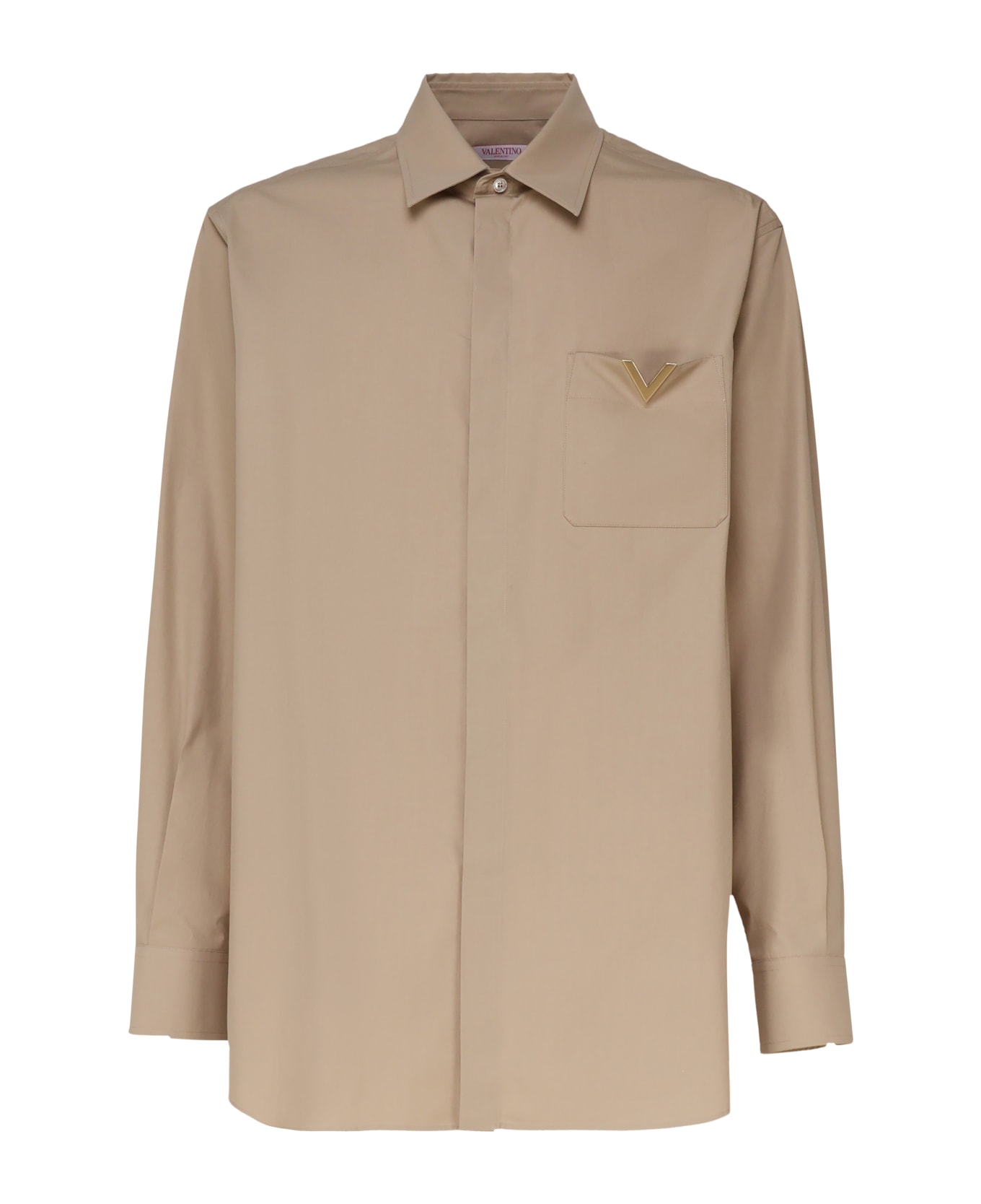 Valentino Garavani Cotton Shirt - DUNE