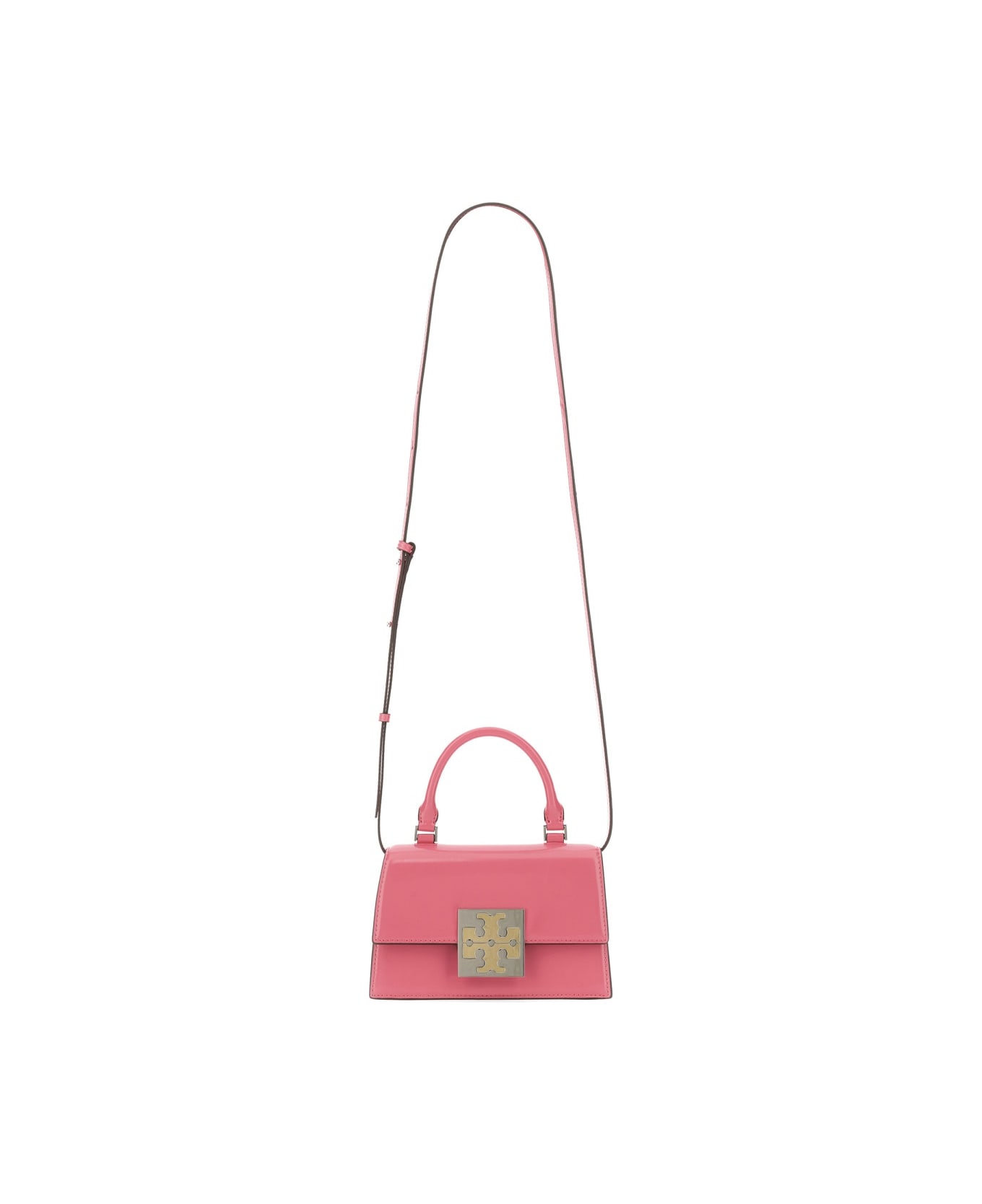 Tory Burch Mini Brushed Leather Bag - PINK