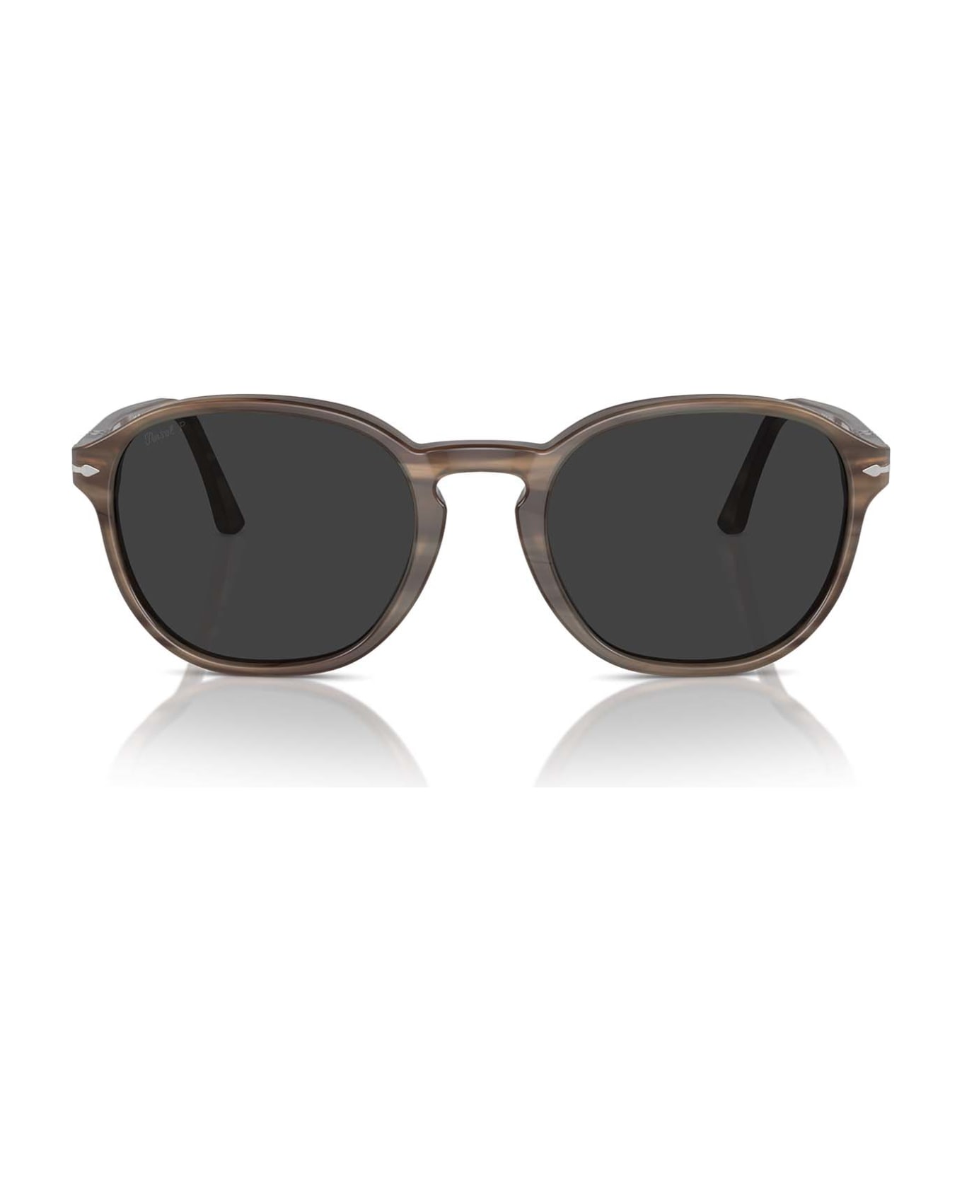 Persol Po3343s Striped Brown Sunglasses - Striped Brown